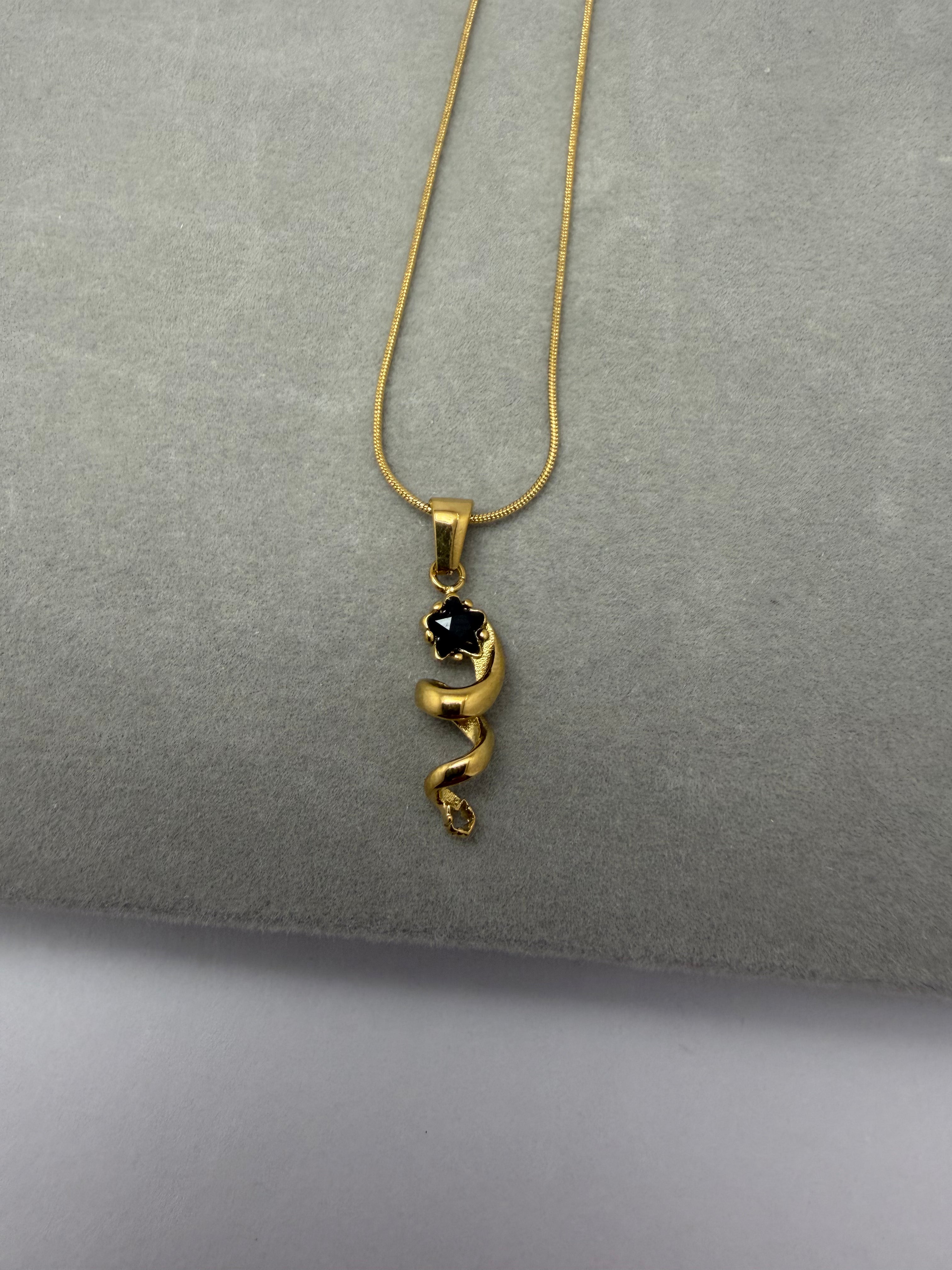 Stardust Spiral Necklace