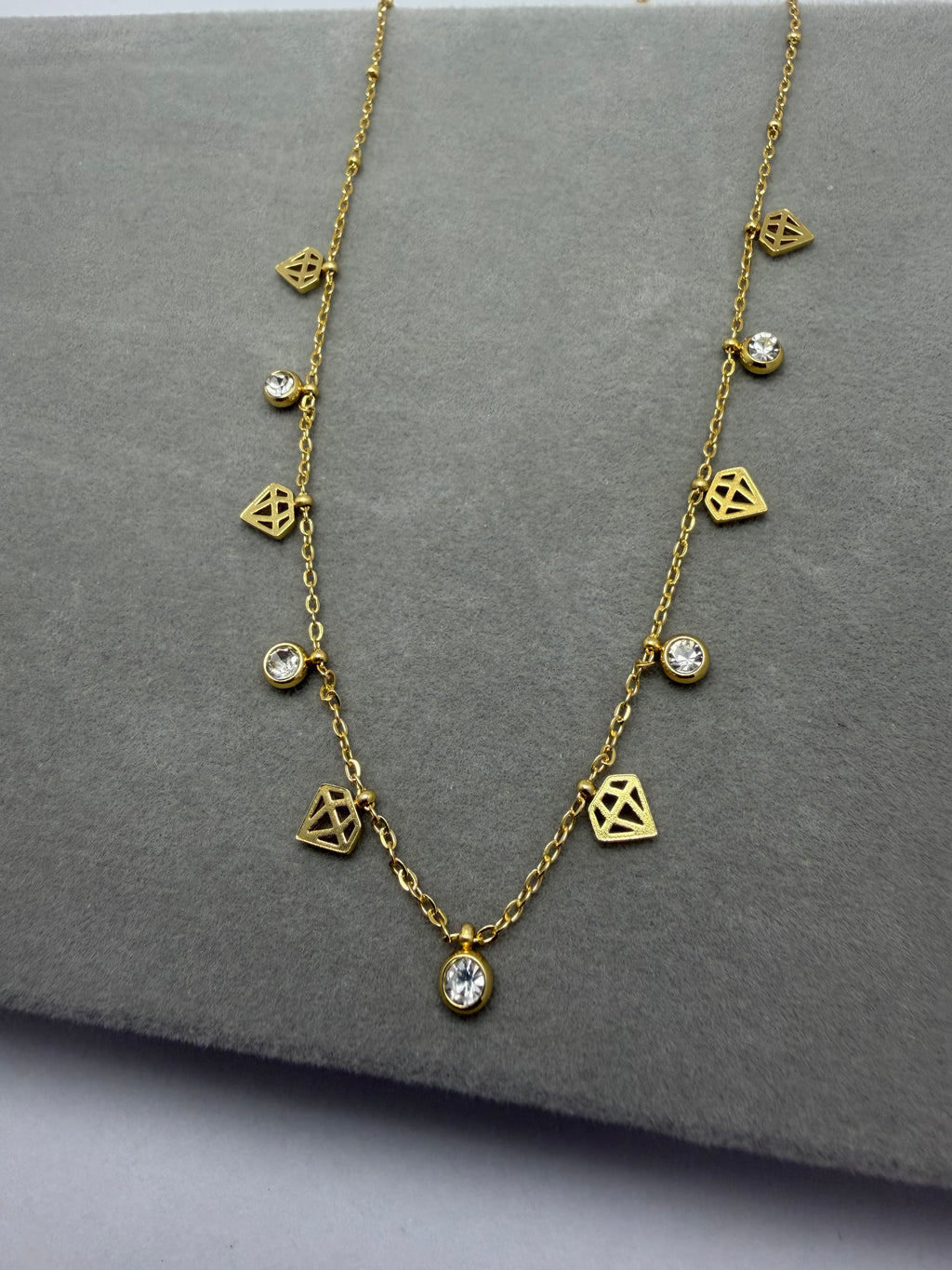 Golden Gleam Strand Necklace