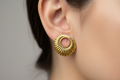 Disc Earrings