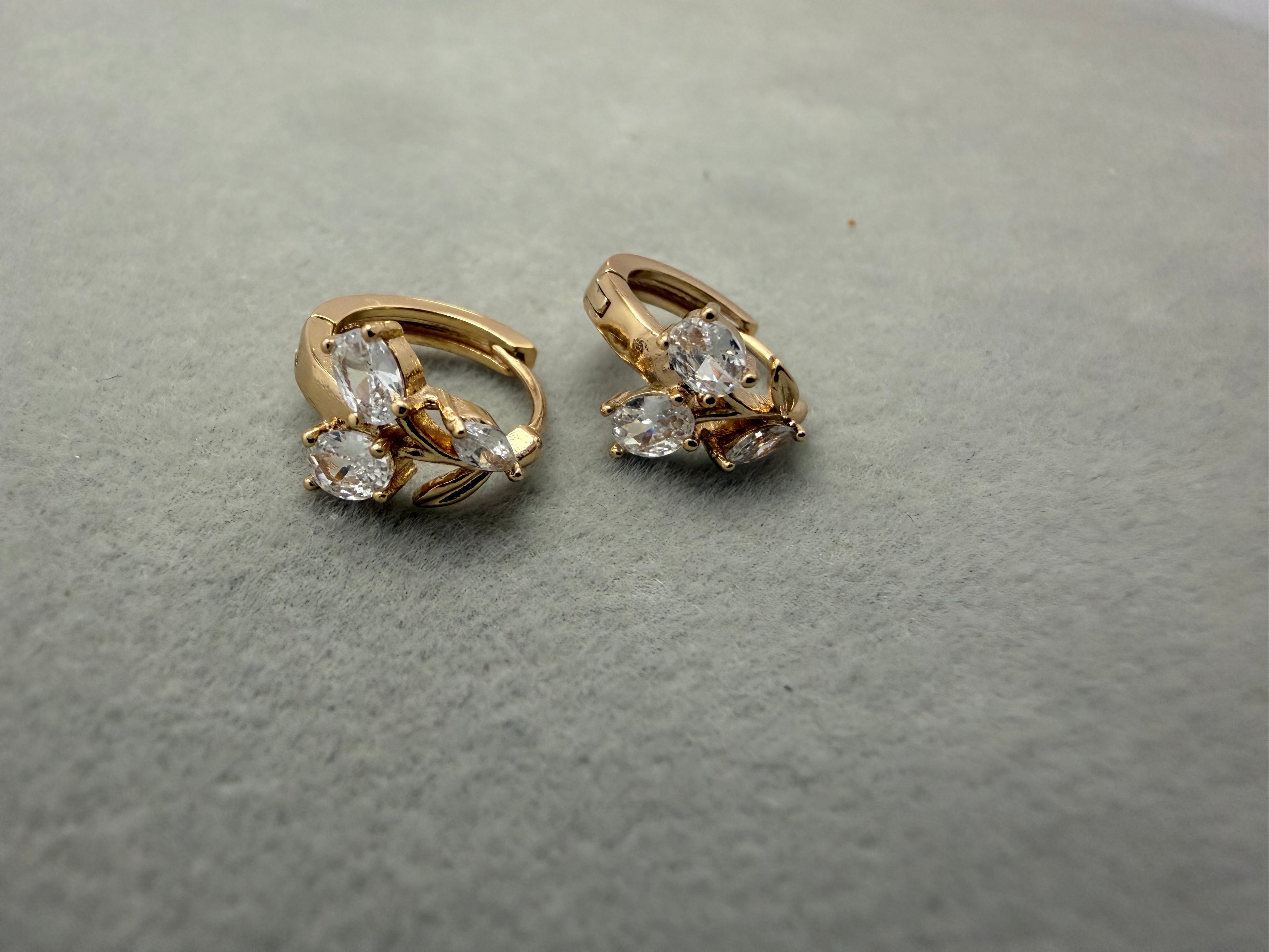 Petite Blossom Hoop Earrings
