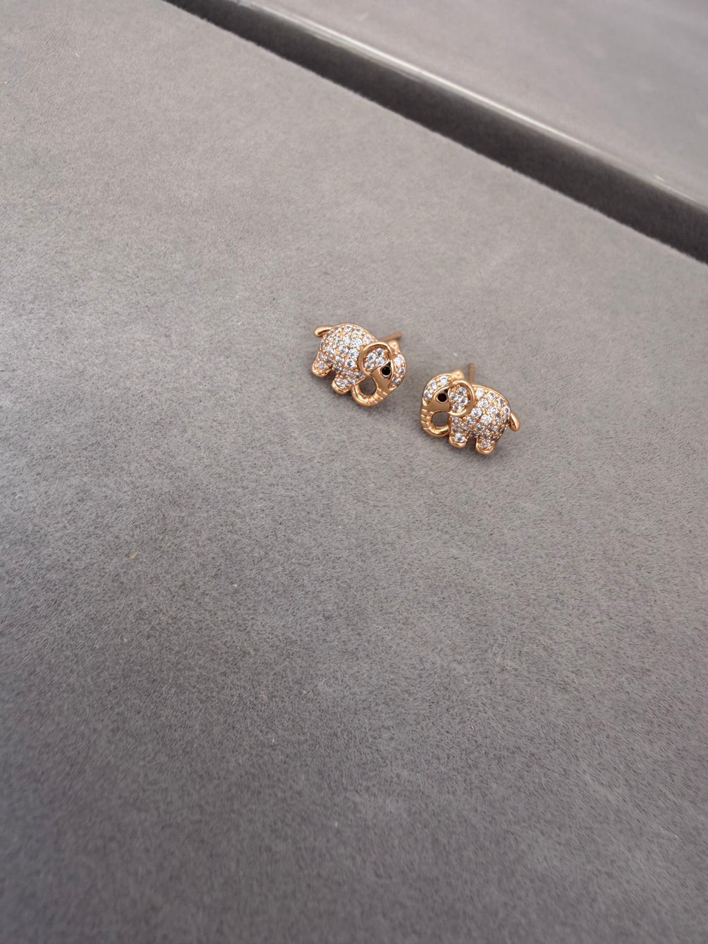 Petite Elephant Stud Earrings