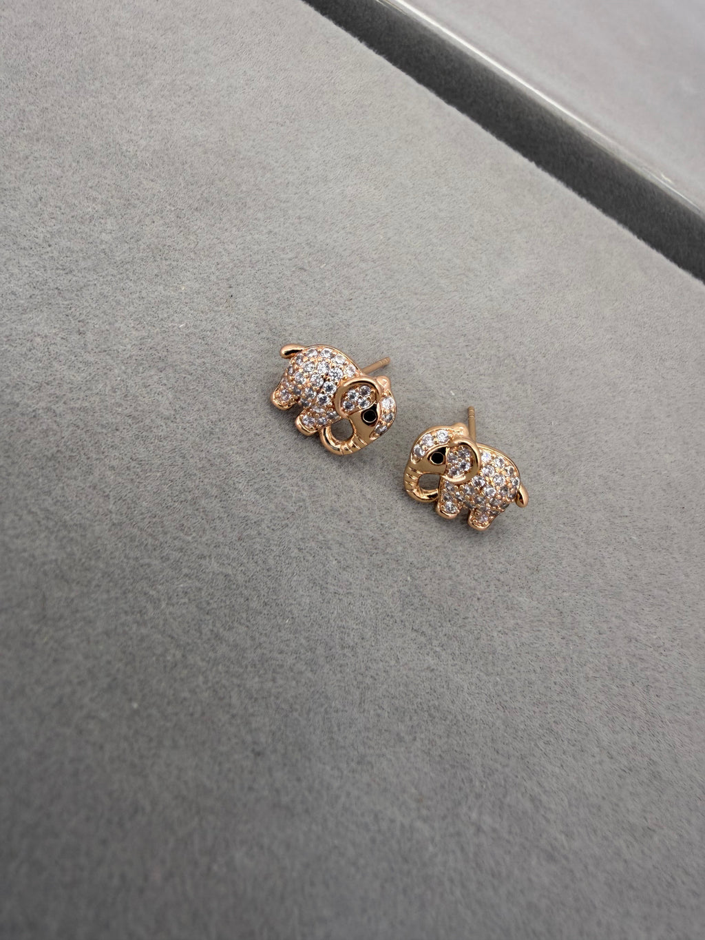 Petite Elephant Stud Earrings