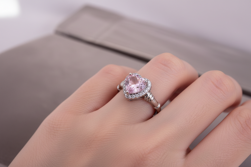 Pink Heart Ring