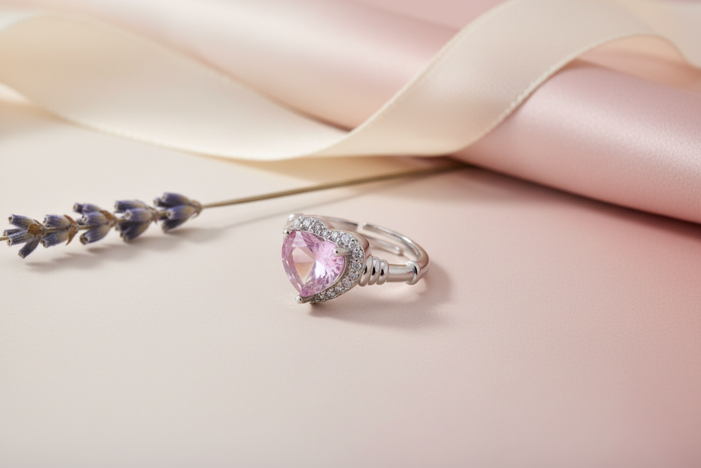 Pink Heart Ring