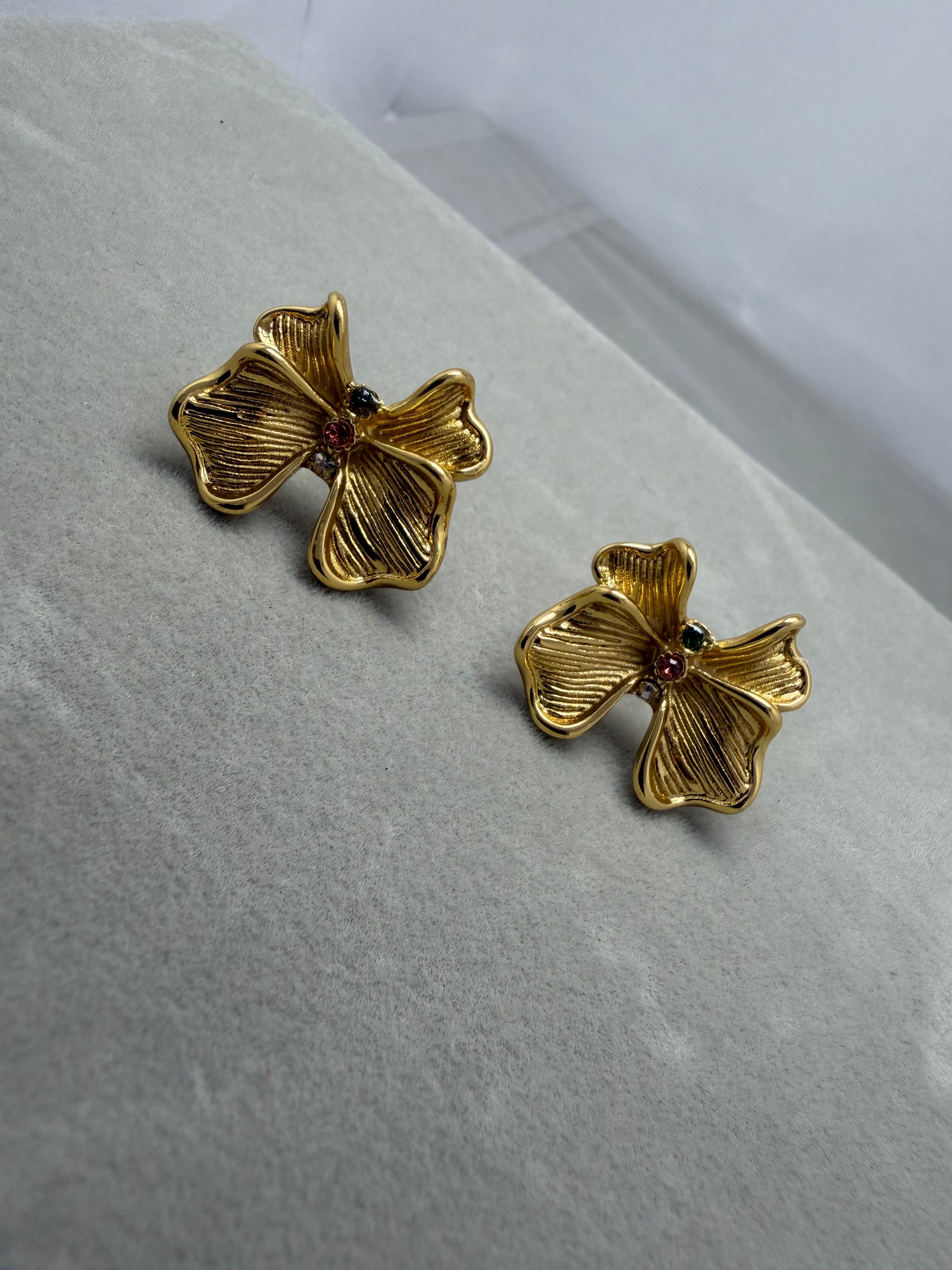 Floral Bloom Stud Earrings