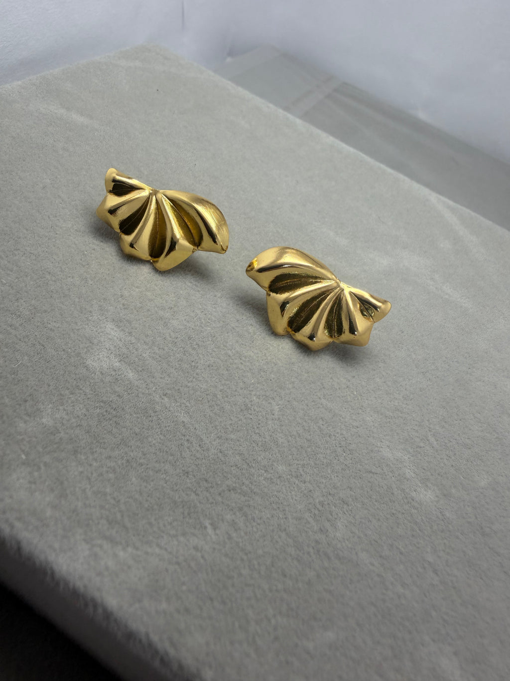 Golden Fanfare Earrings