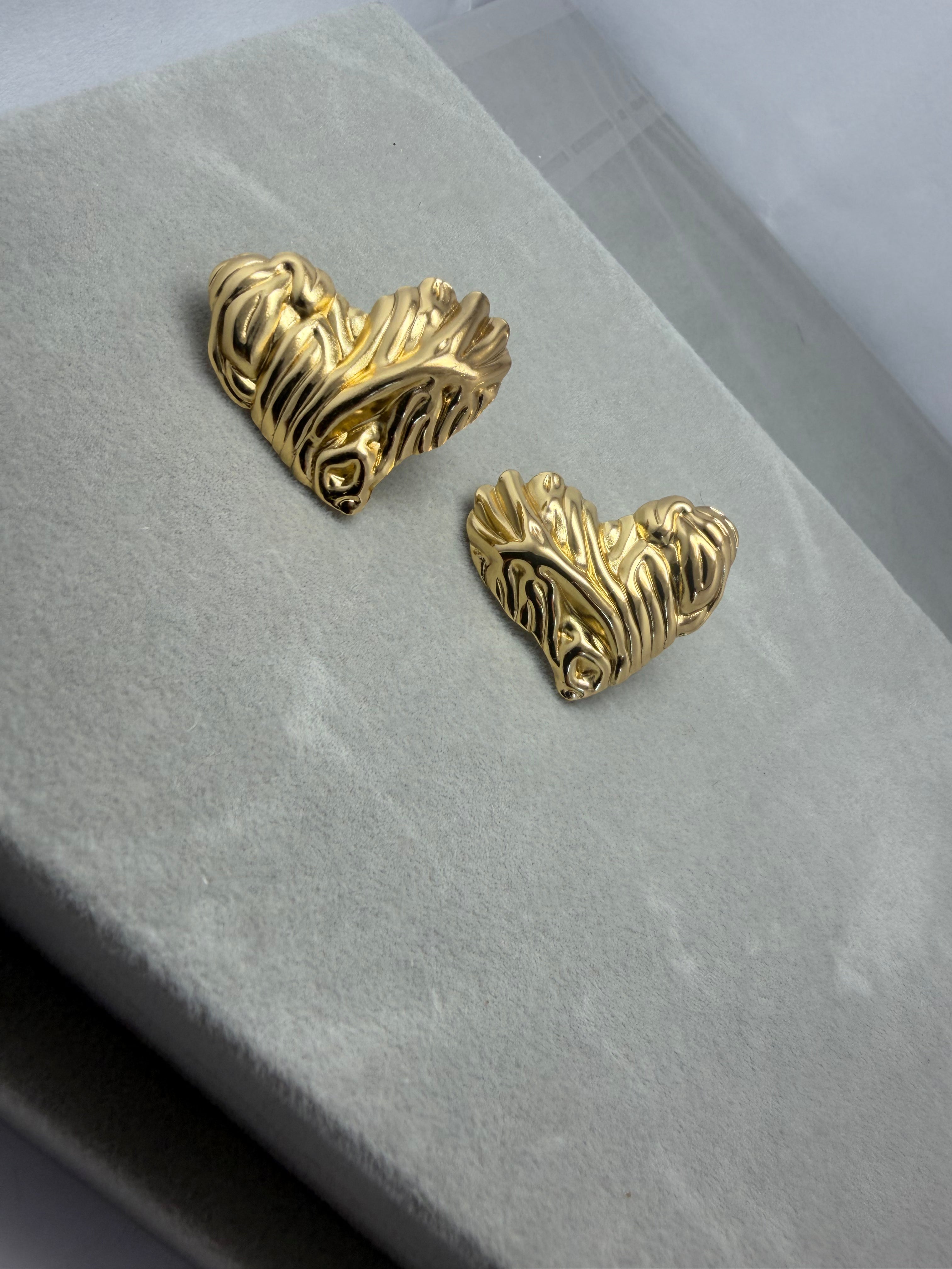 Molten Heart Earrings