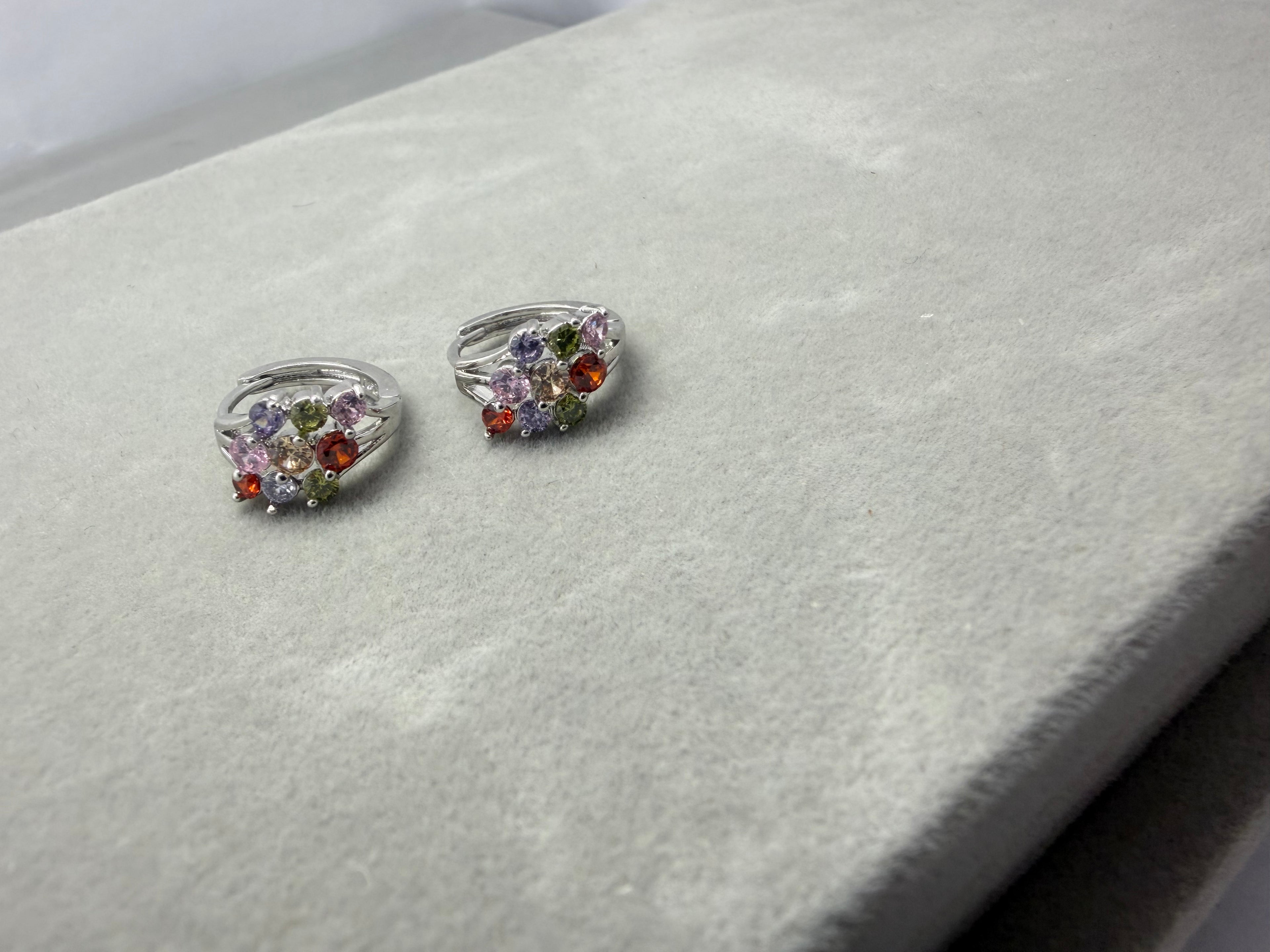 Tutti Frutti Cluster Earrings