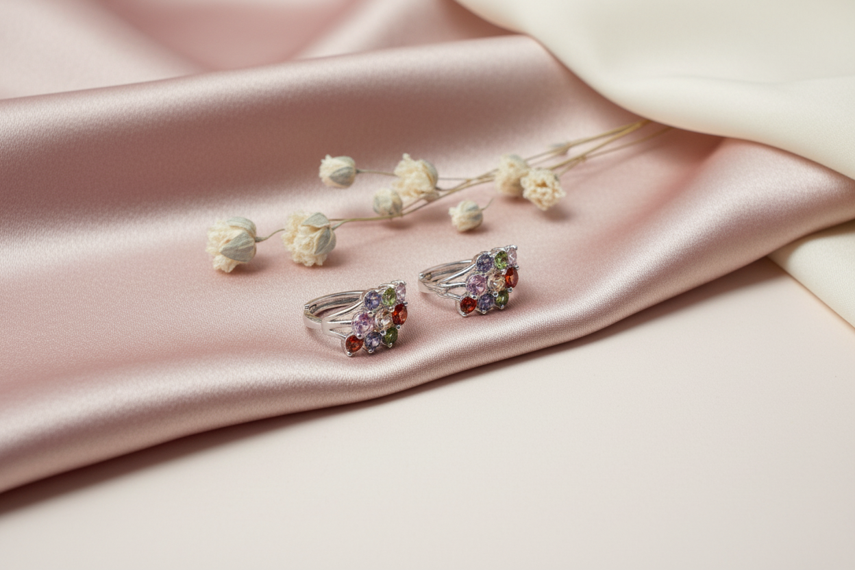 Tutti Frutti Cluster Earrings