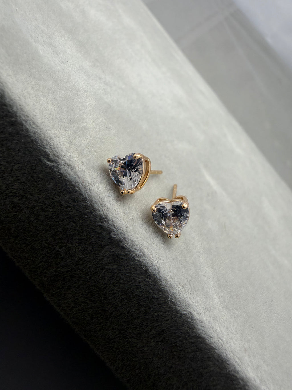 Sweetheart Solitaire Earrings