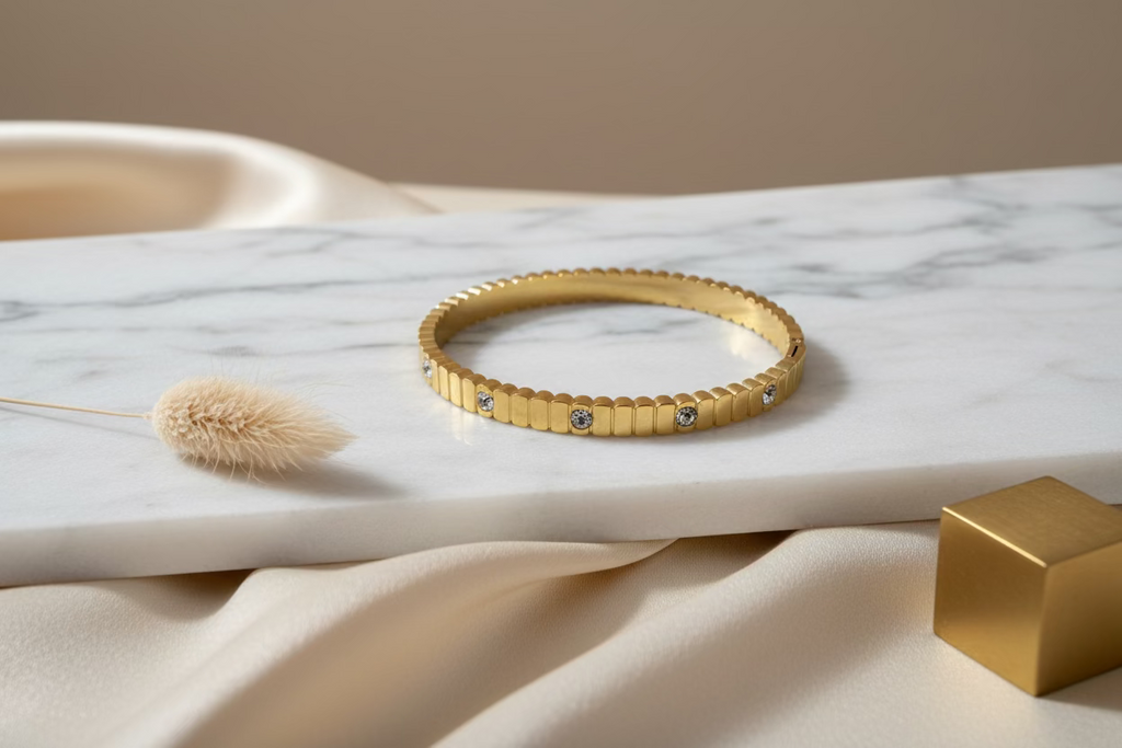 Golden Gleam Bangle Bracelet - Baby size
