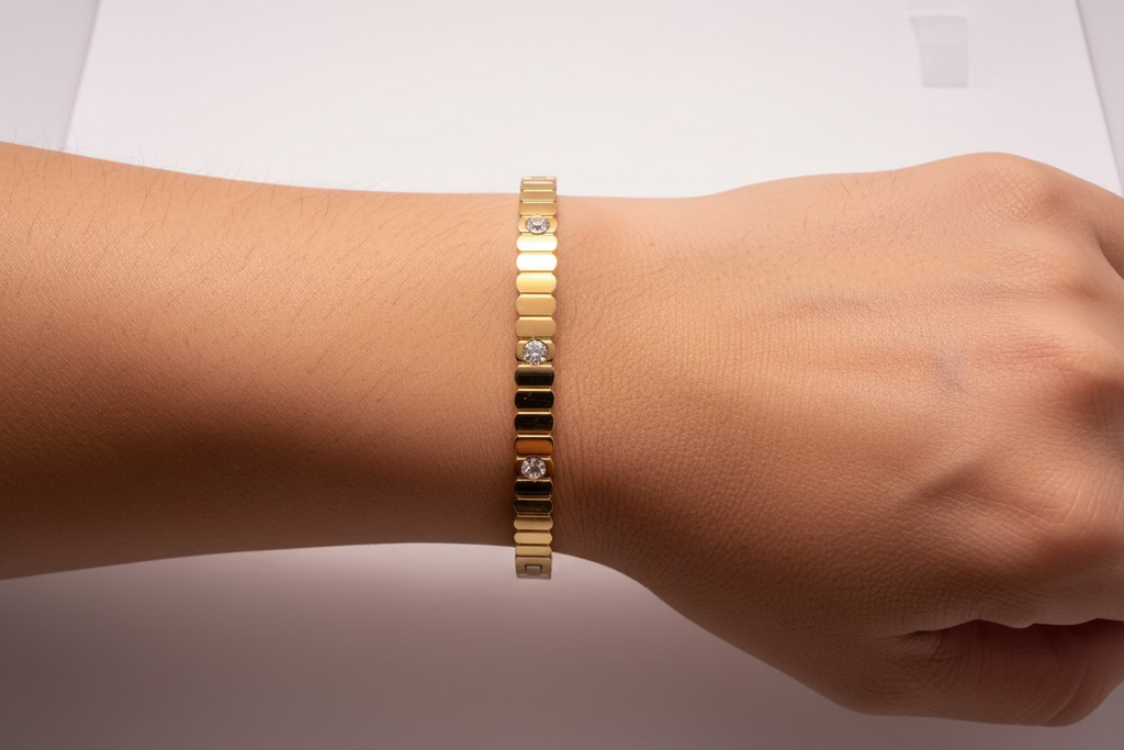 Golden Gleam Bangle Bracelet - Baby size