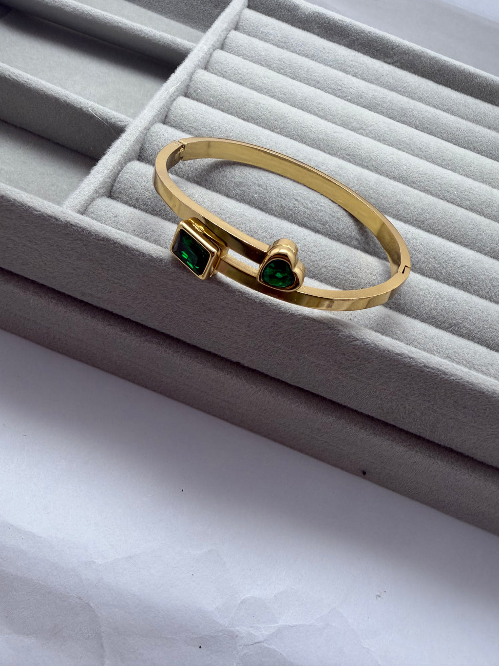 Emerald Embrace Bracelet - Baby Size