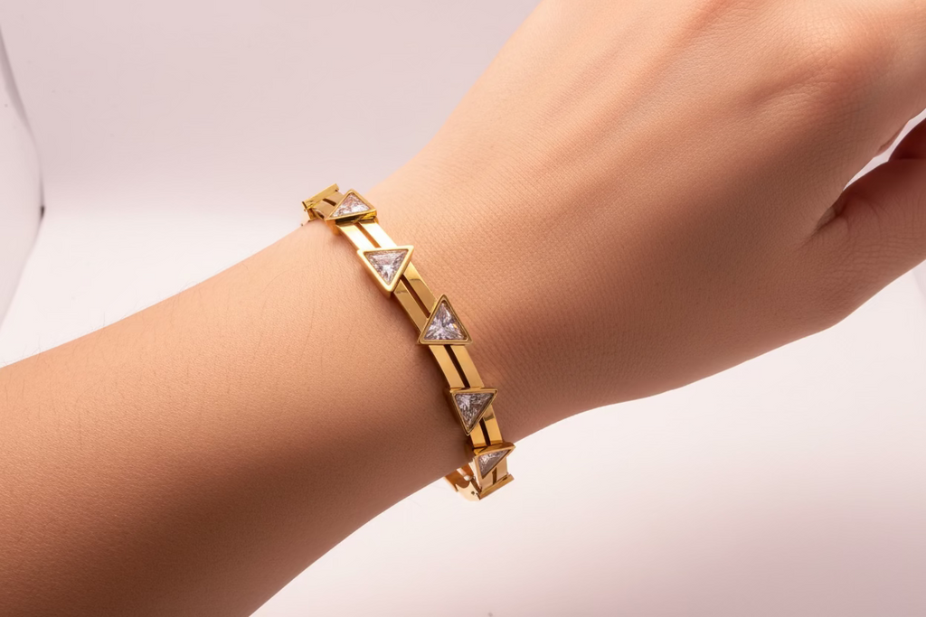 Golden Triangle Cuff - Baby Size