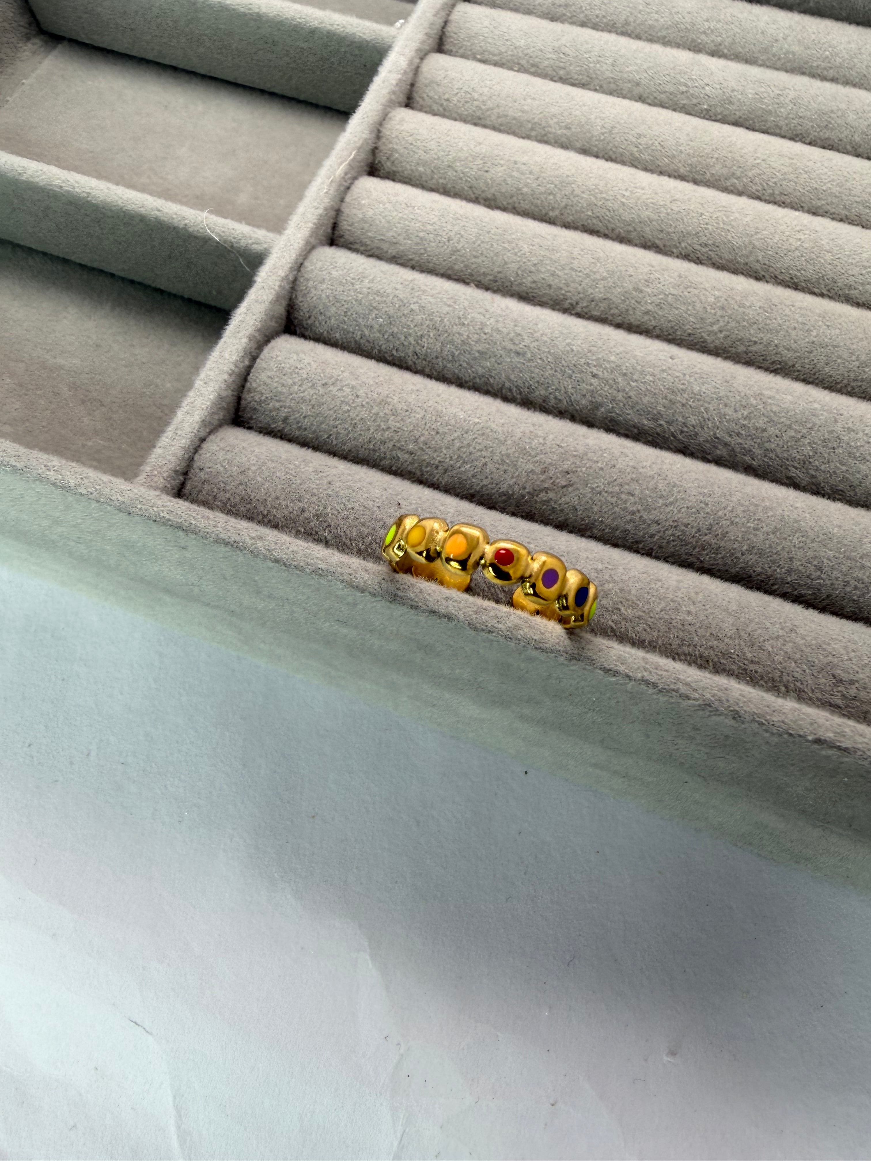 Confetti Band Ring