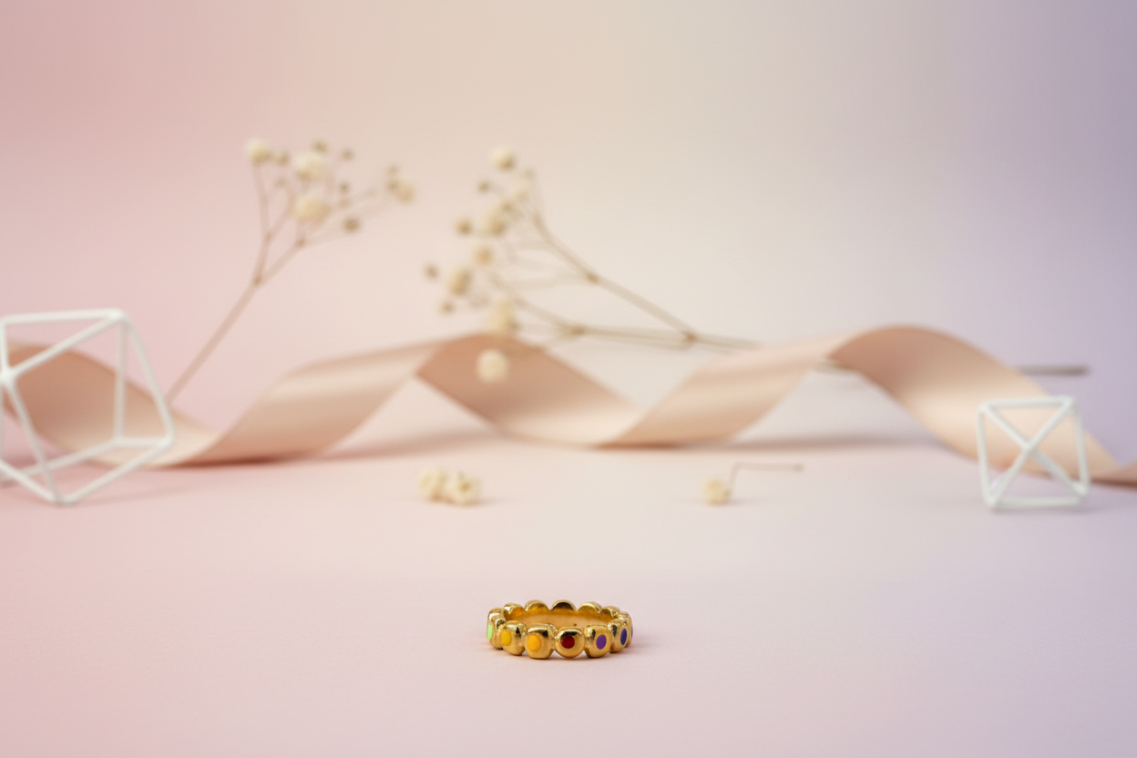 Confetti Band Ring