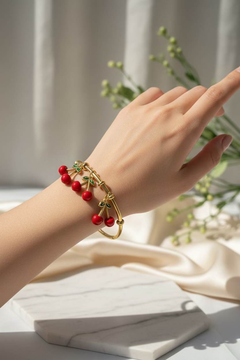 Cherry Bracelet