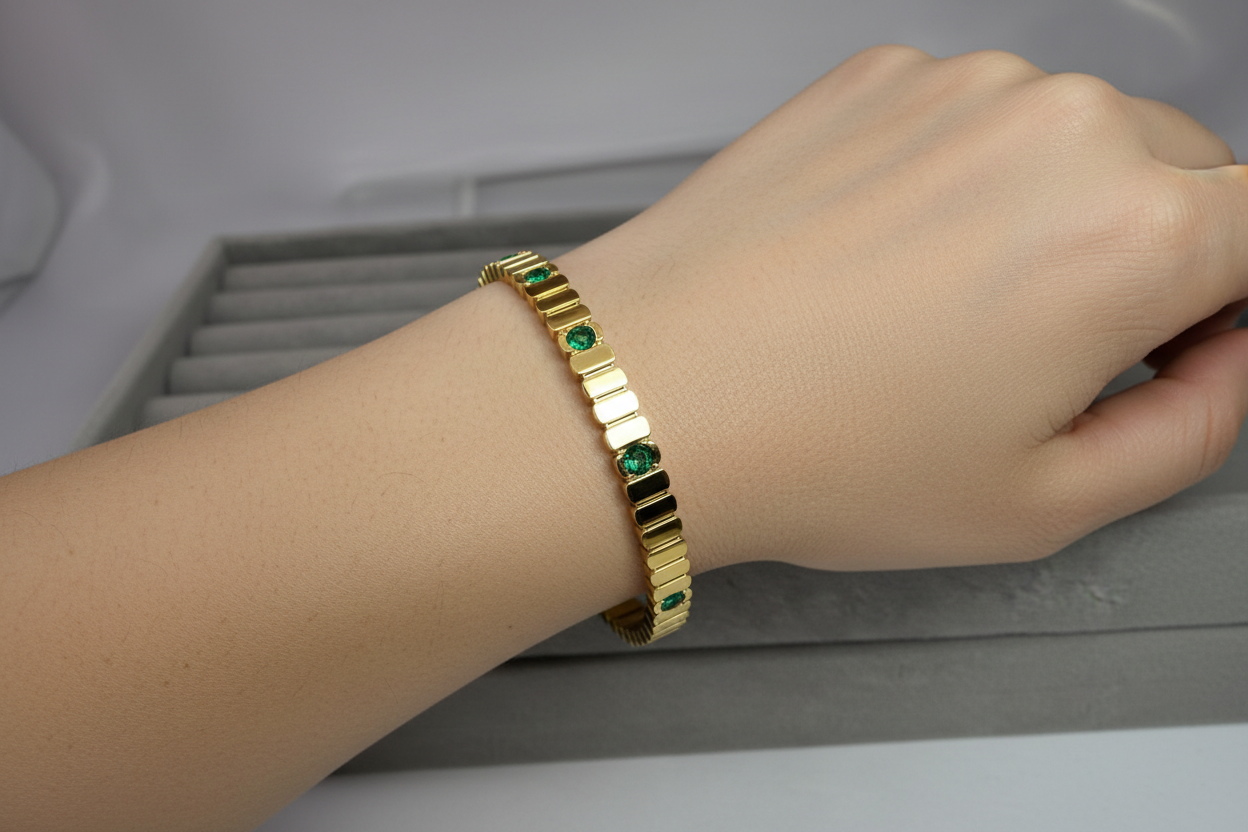 Green Stone Bracelet