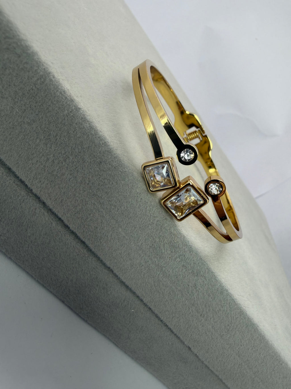 Twin stone Bracelet - Baby size