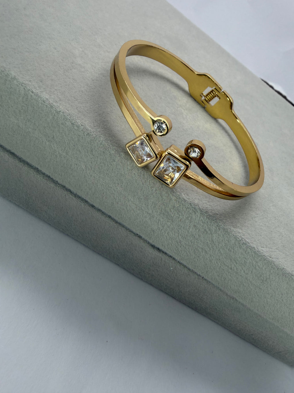Twin stone Bracelet - Baby size