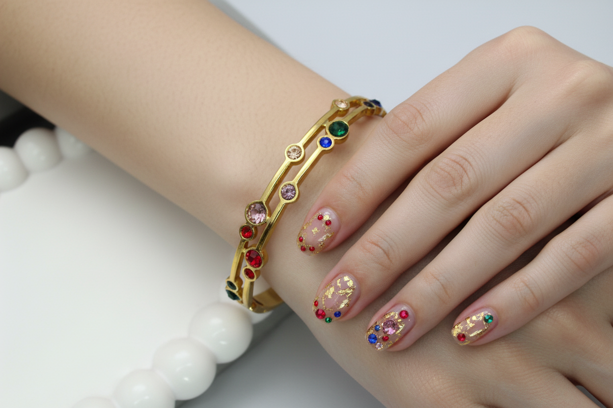 Rainbow Bangle Bracelet
