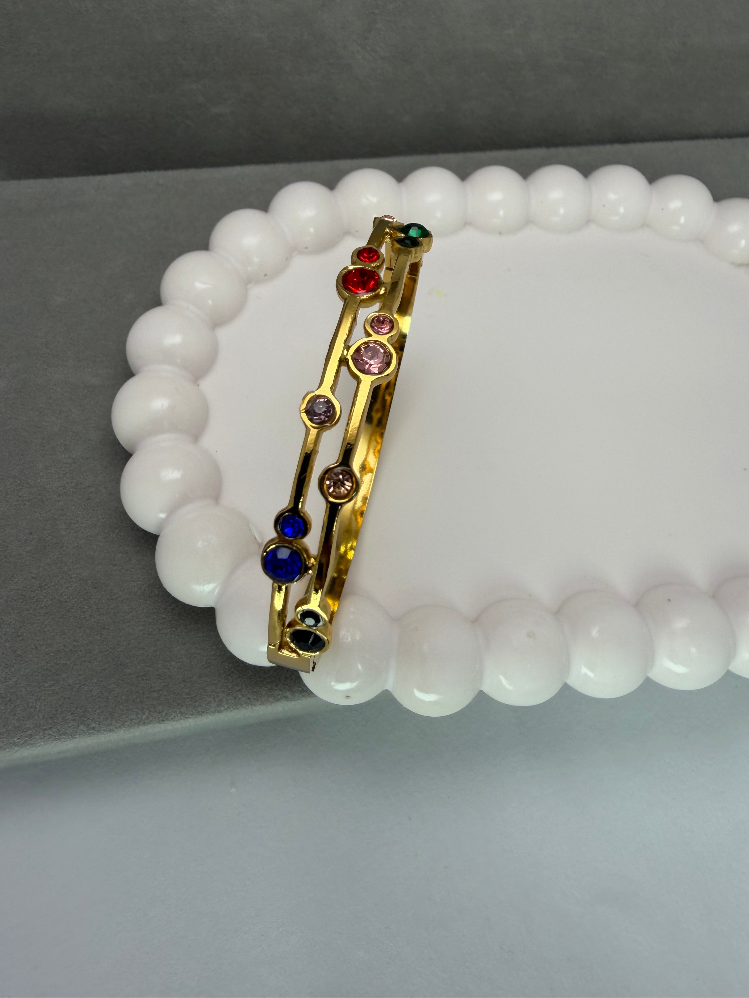 Rainbow Bangle Bracelet