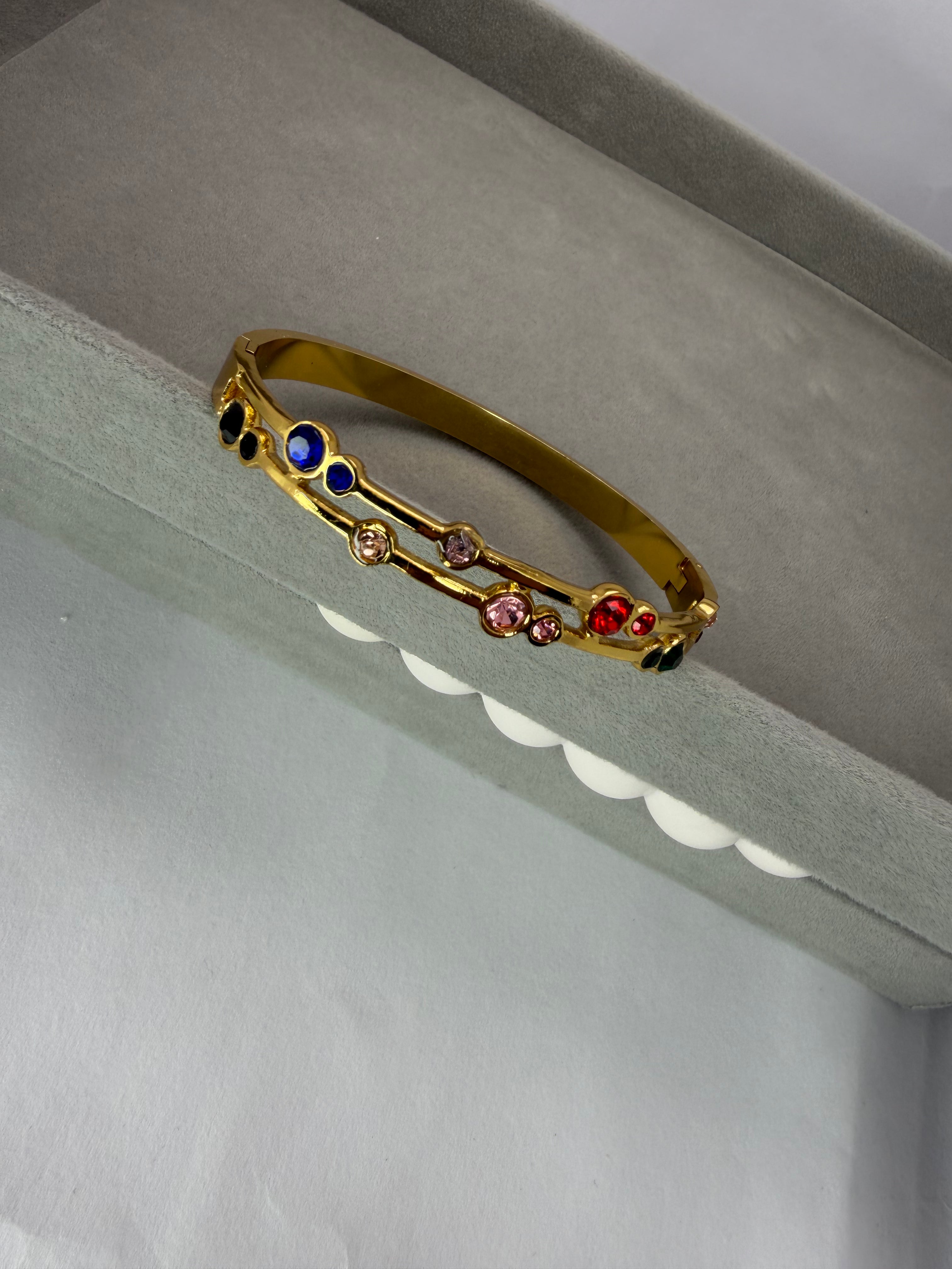 Rainbow Bangle Bracelet