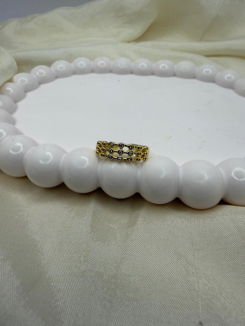 Golden Net Ring