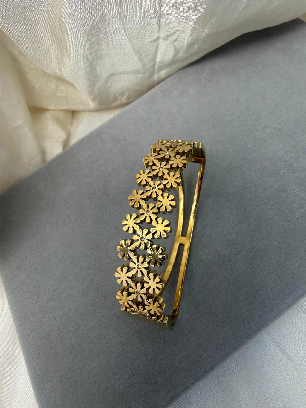 Petal Grid Bangle