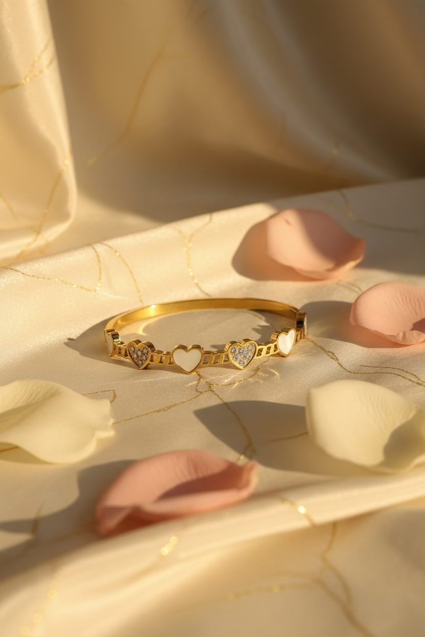 Eternelle Hearts Bangle
