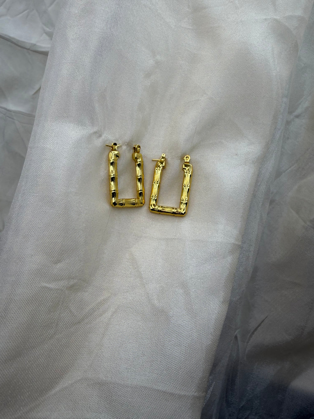 Bamboo Luxe Hoops