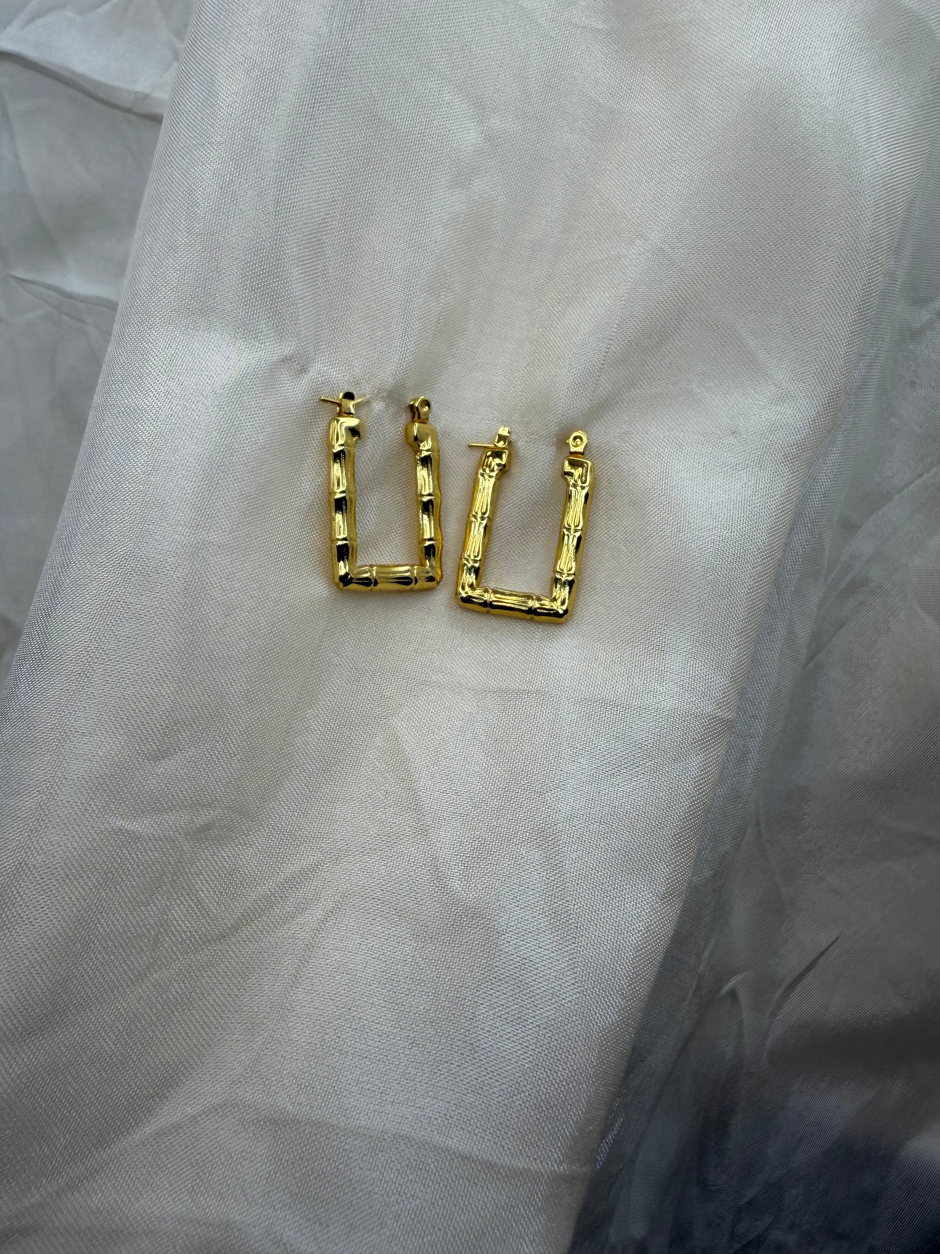 Bamboo Luxe Hoops