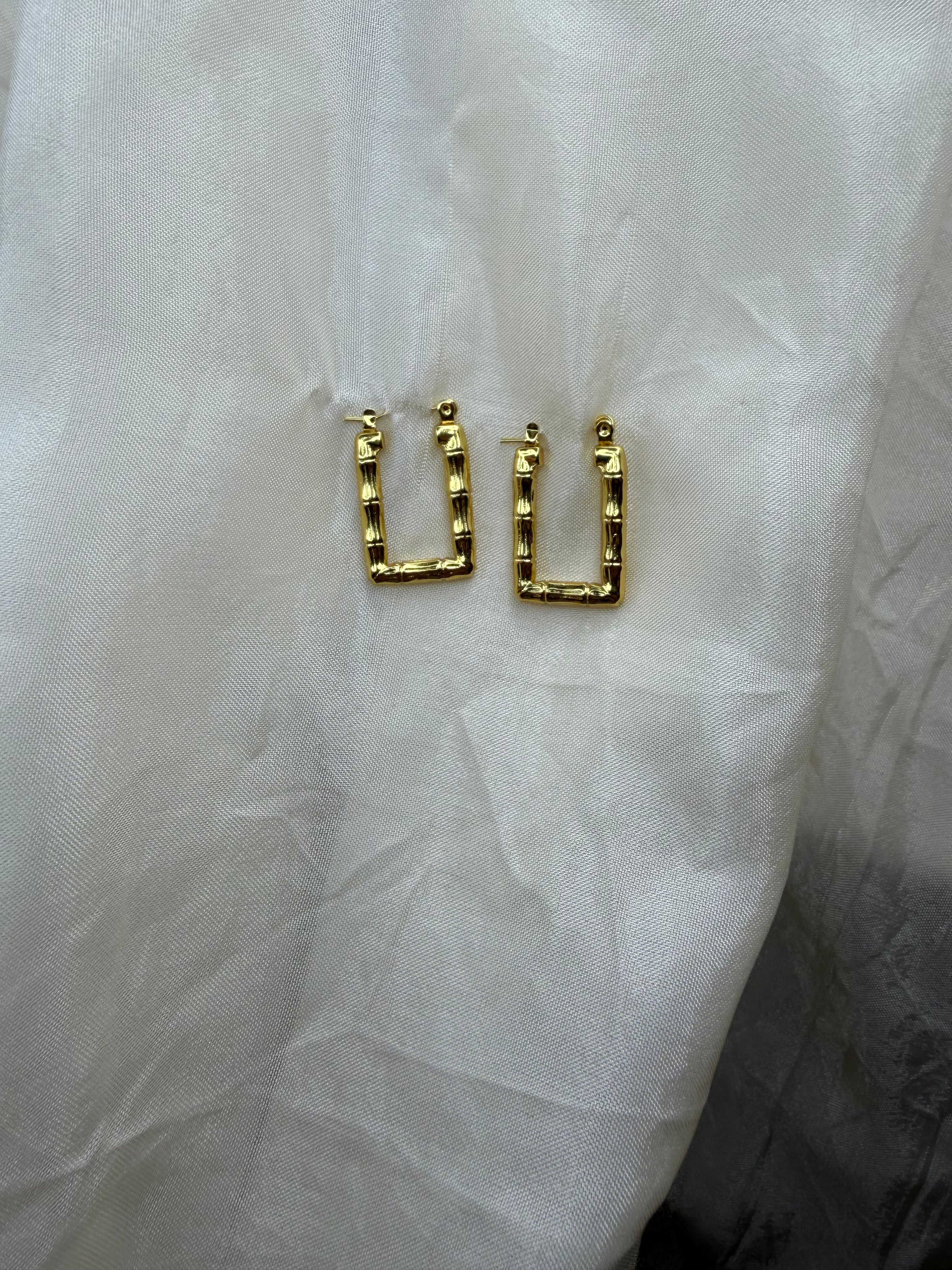 Bamboo Luxe Hoops