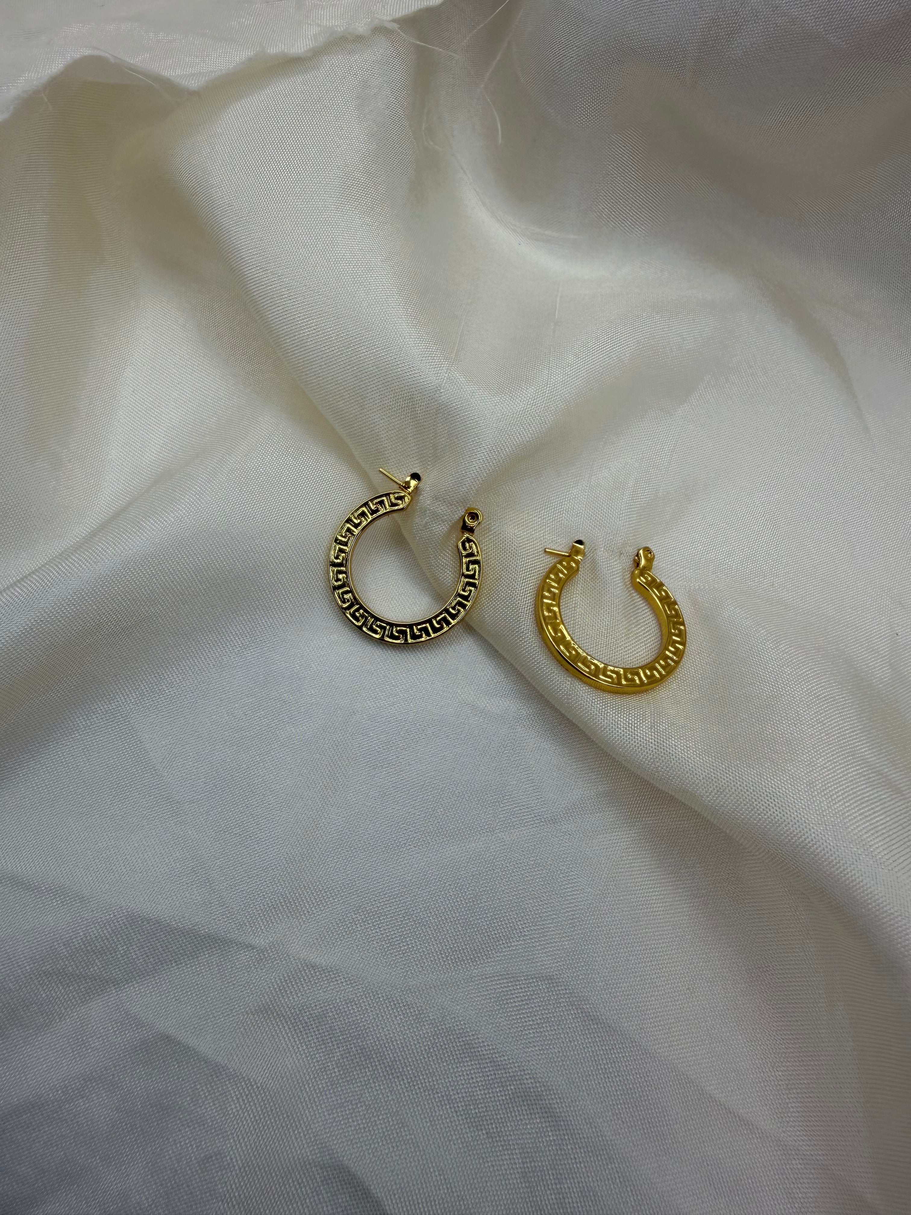 Golden Maze Hoops