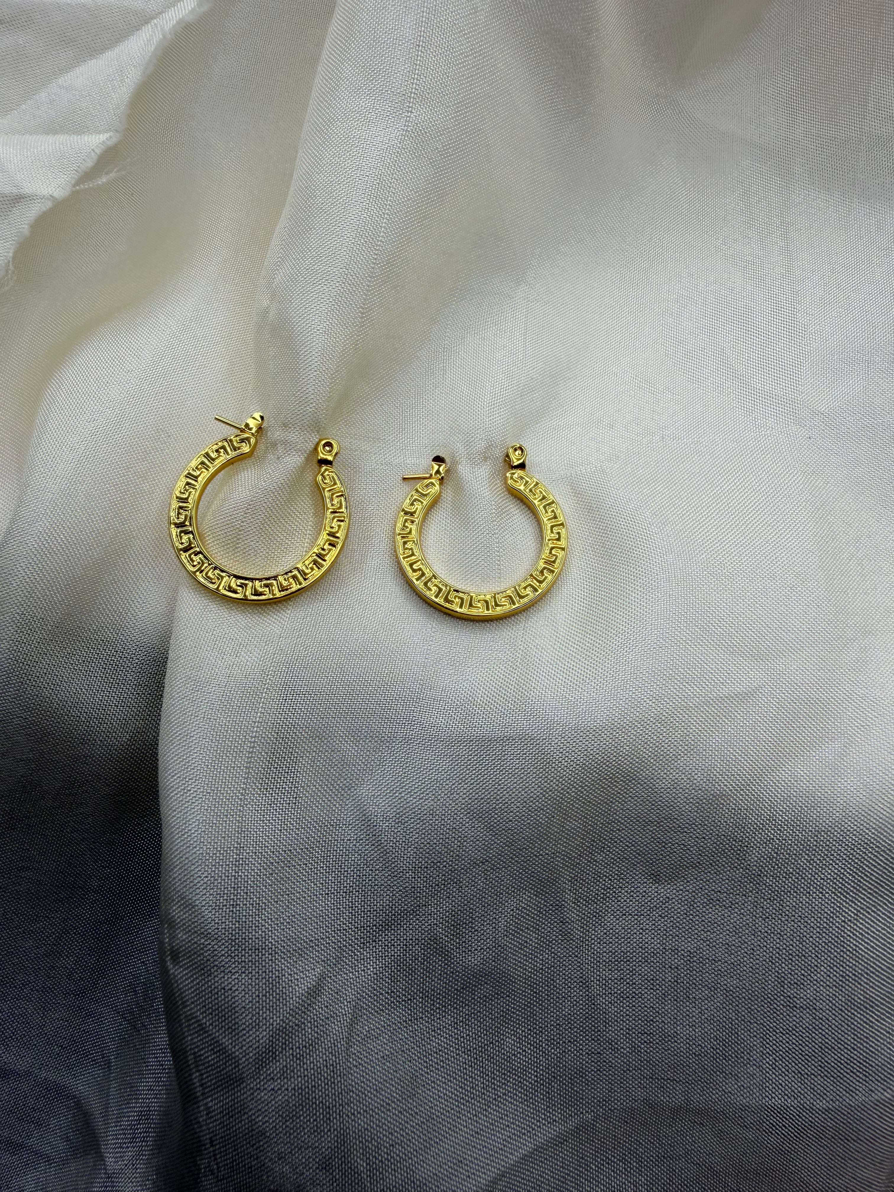 Golden Maze Hoops
