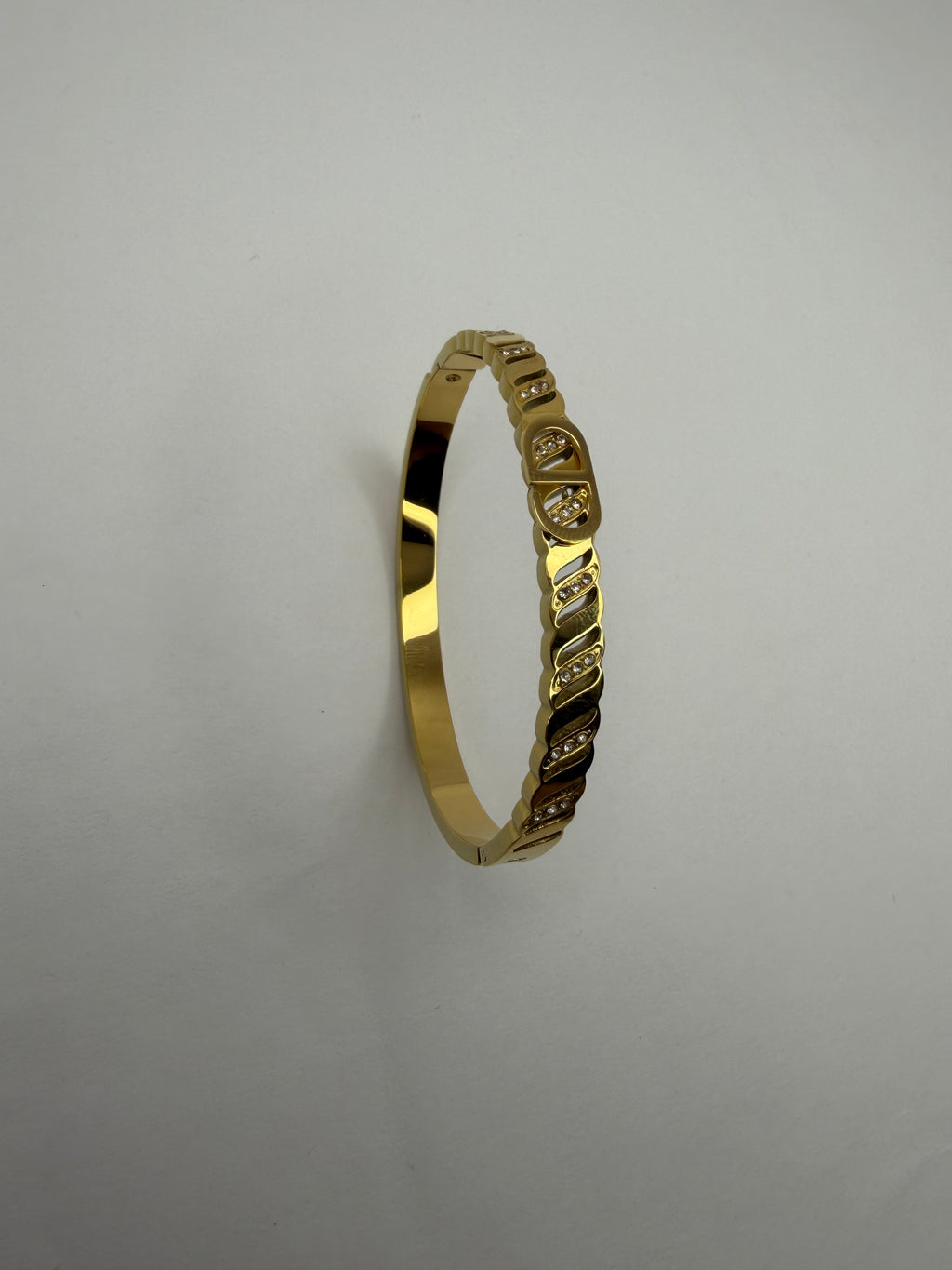CD Bangle Bracelet