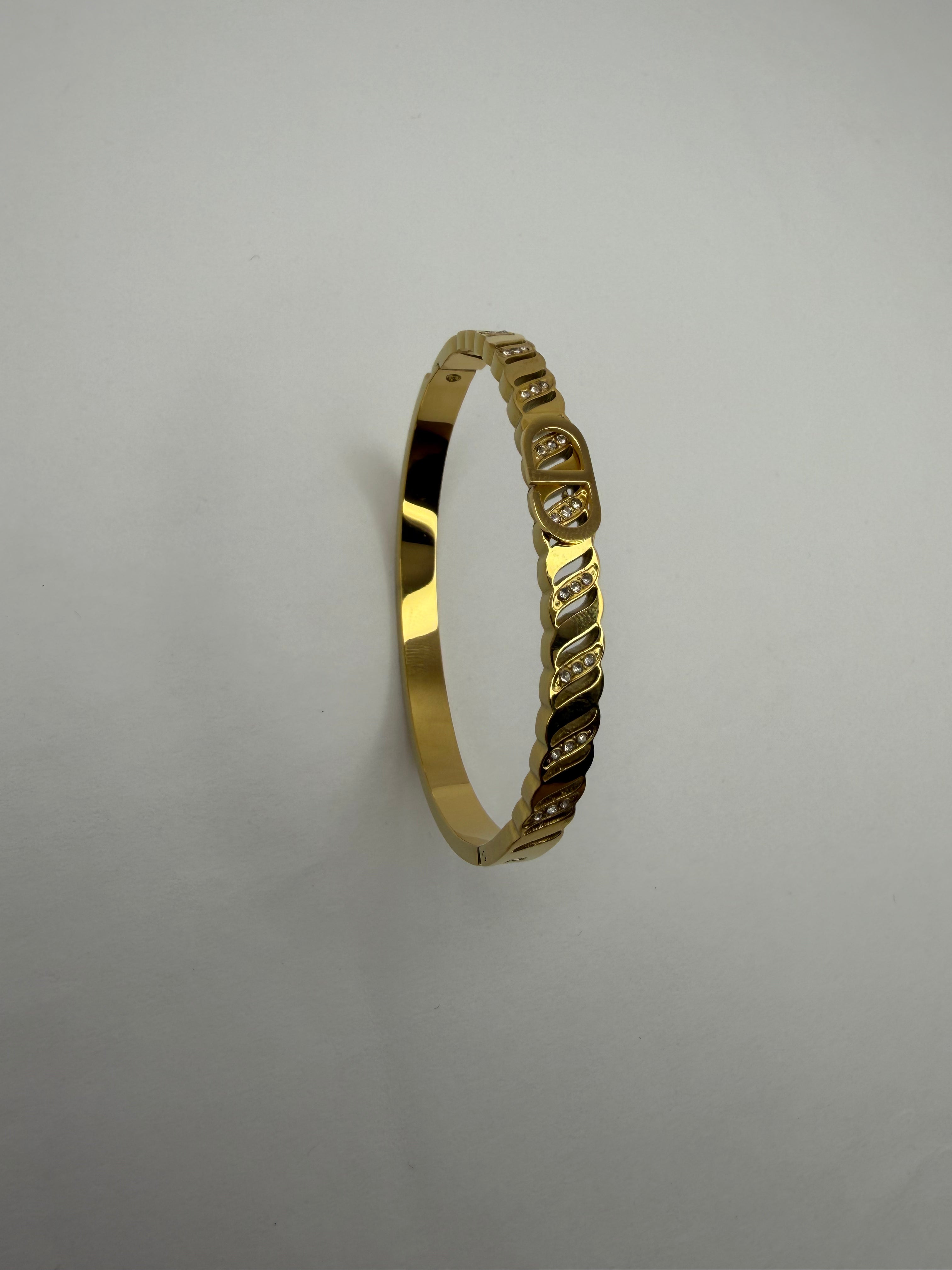 CD Bangle Bracelet