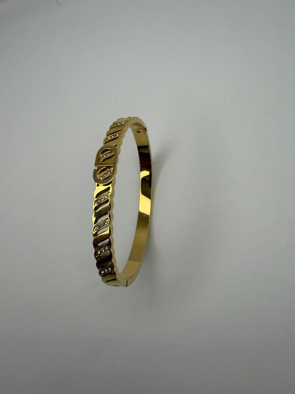 CD Bangle Bracelet