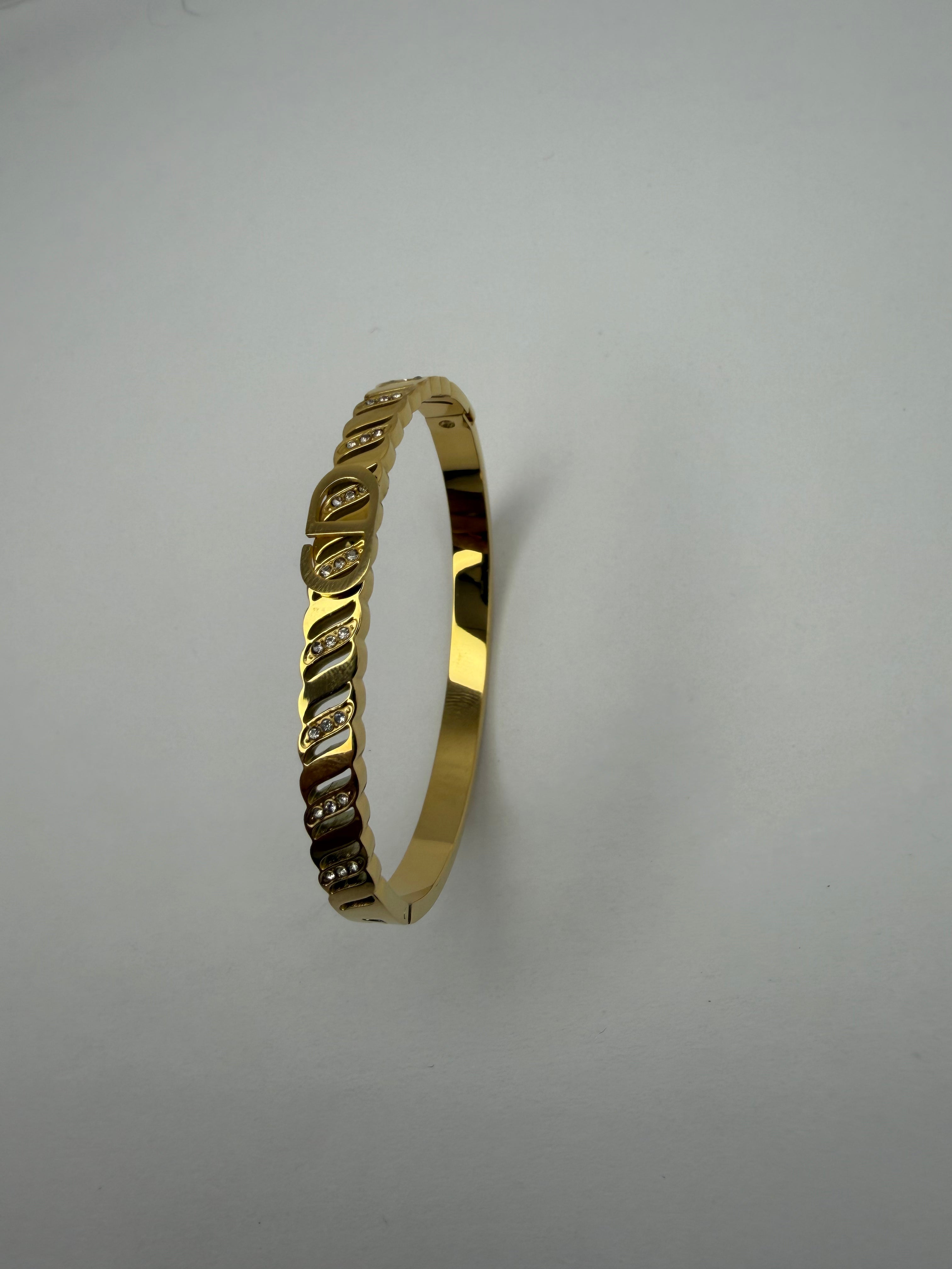 CD Bangle Bracelet
