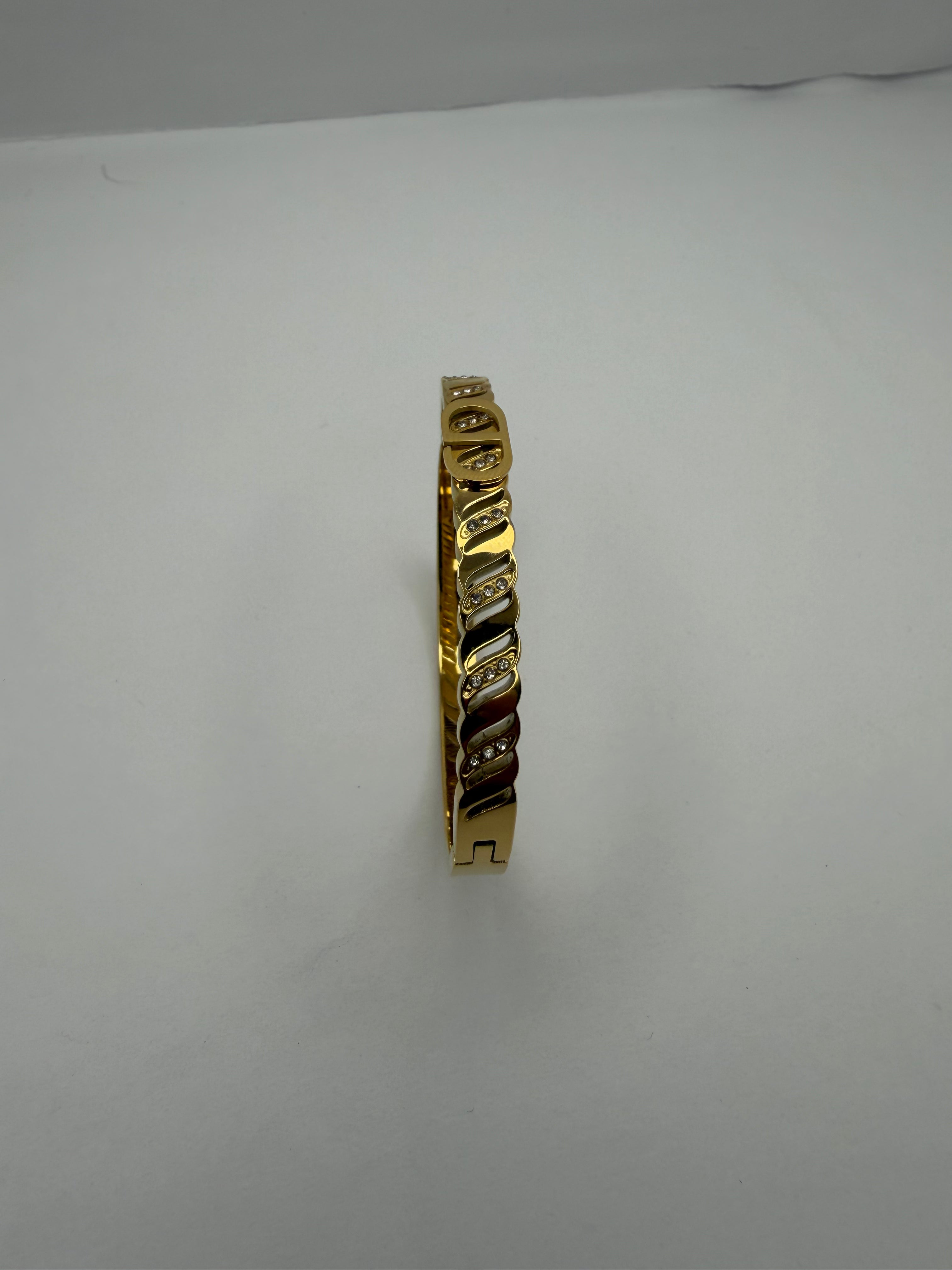 CD Bangle Bracelet