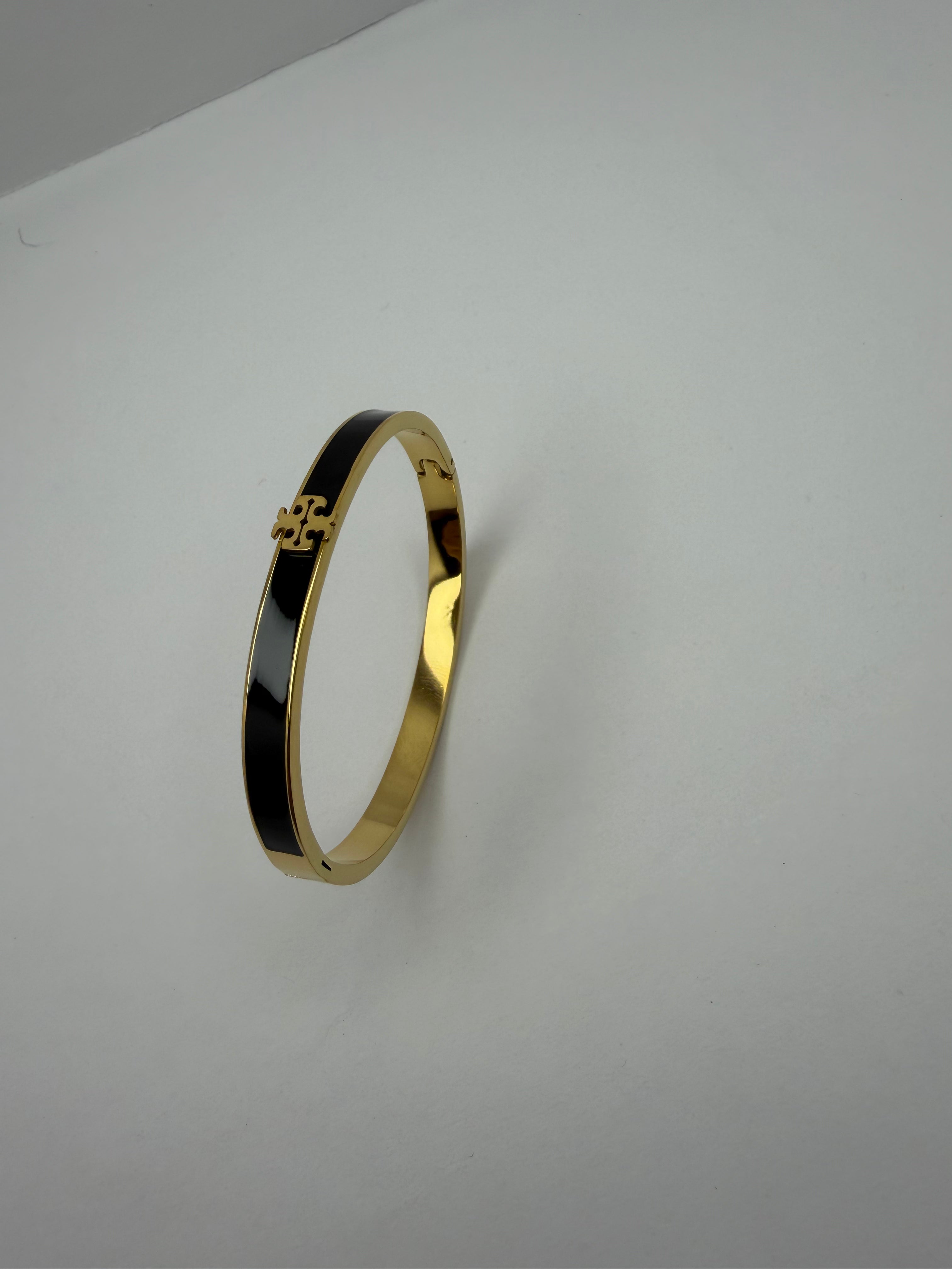 Noir Luxe Bangle Bracelet