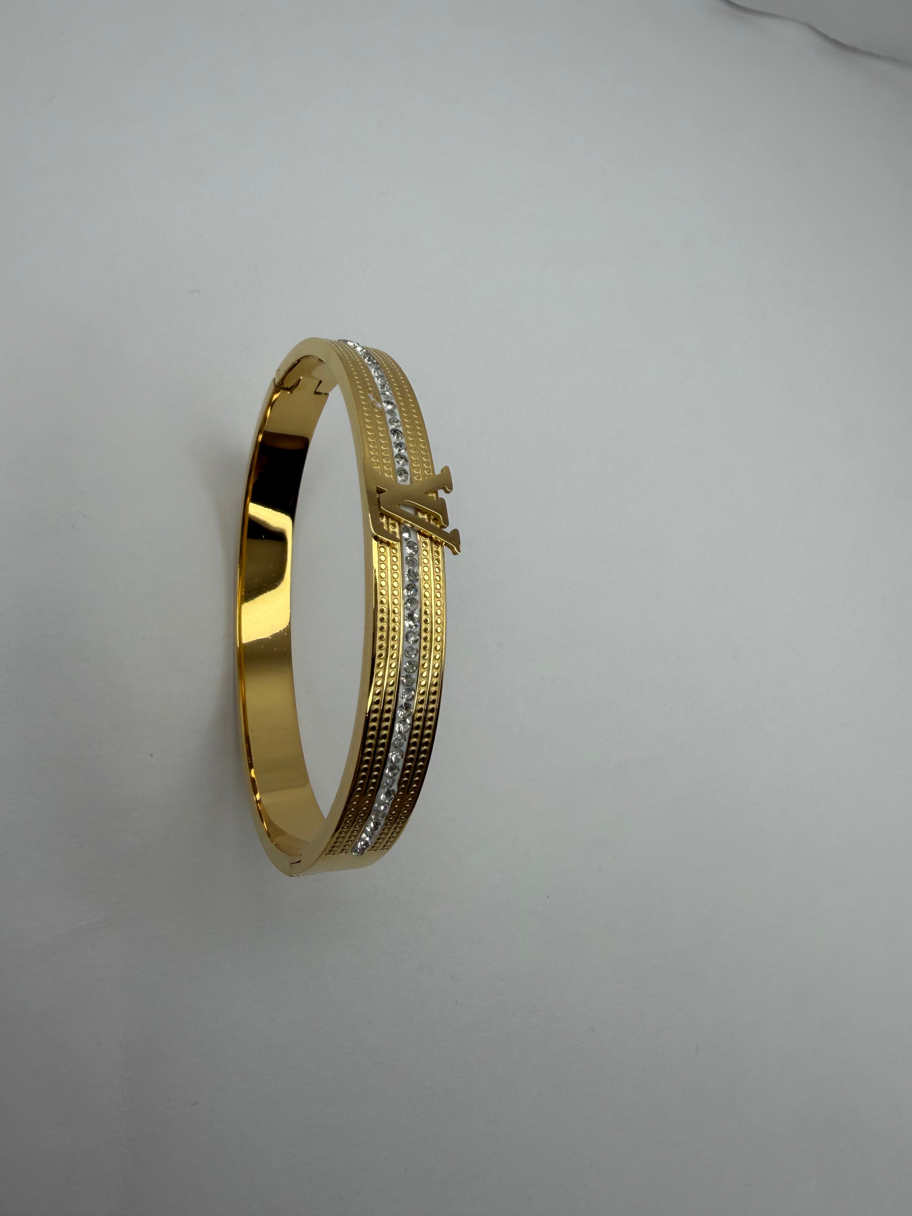 Monogram Crystal bangle