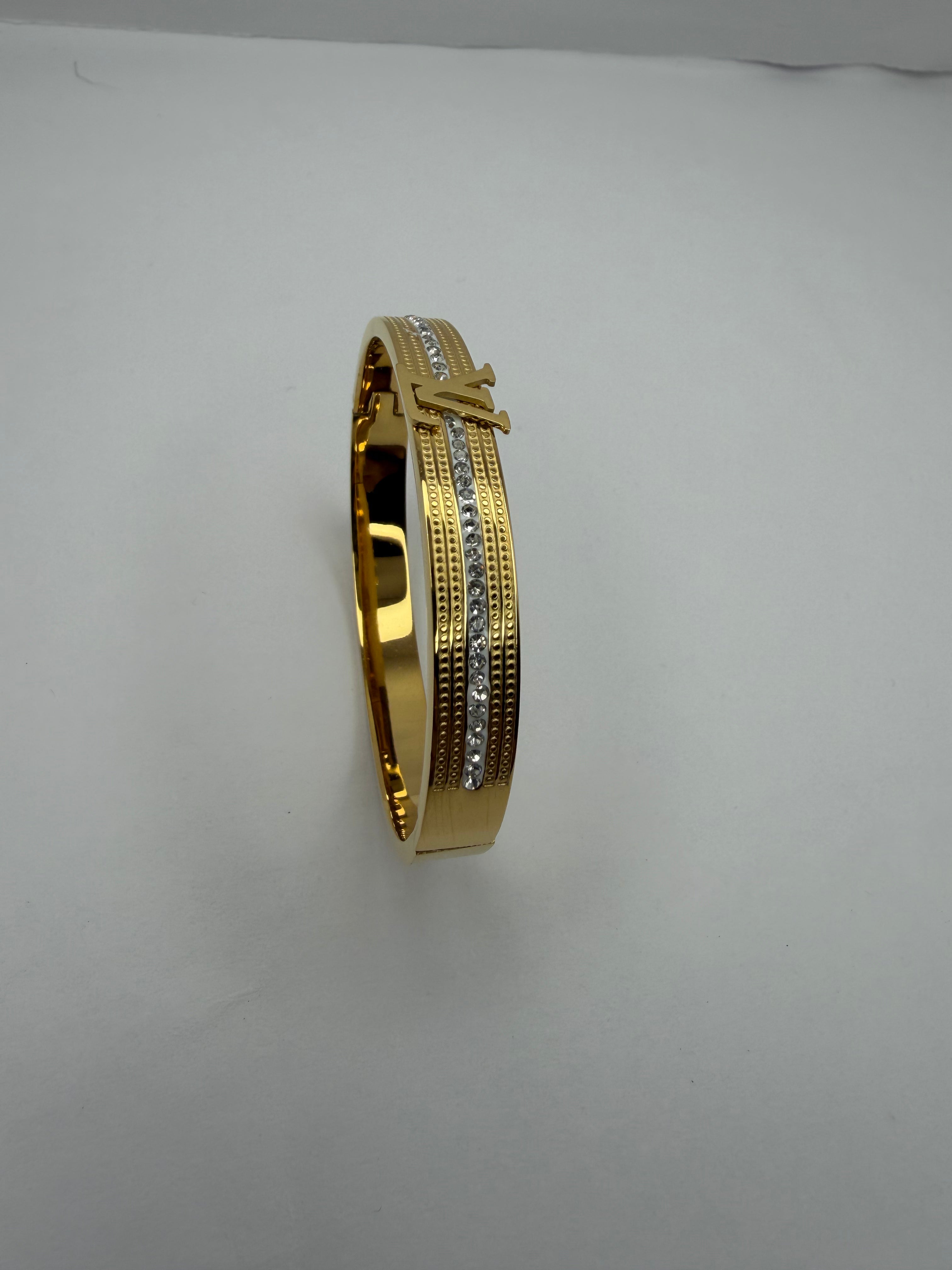 Monogram Crystal bangle