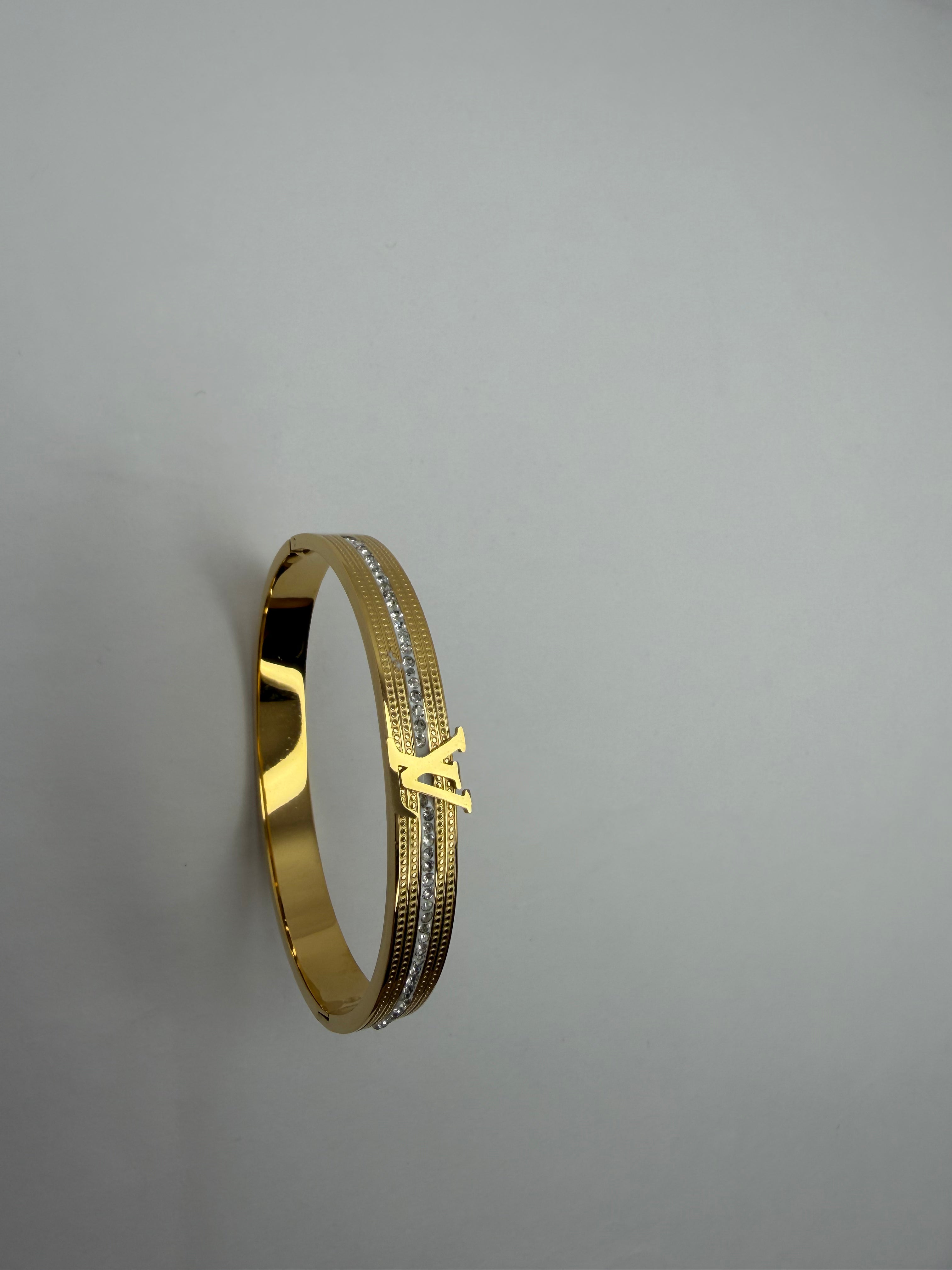 Monogram Crystal bangle
