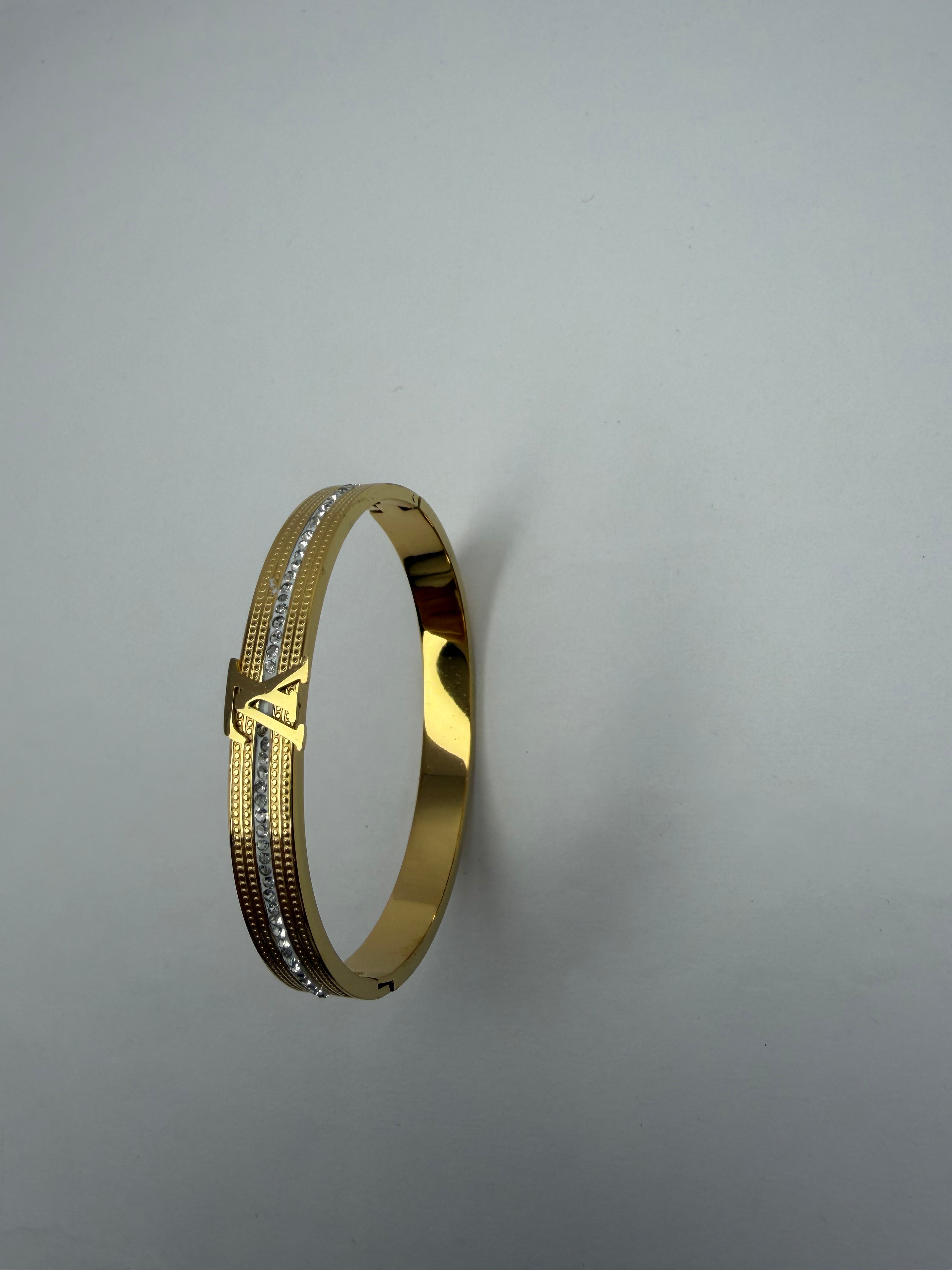 Monogram Crystal bangle