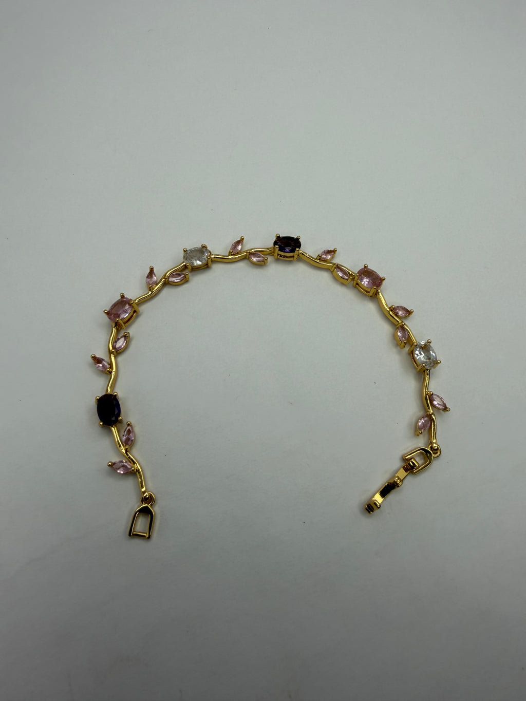 Tulip bracelet - golden pink