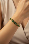 Emerald Cascade Bangle