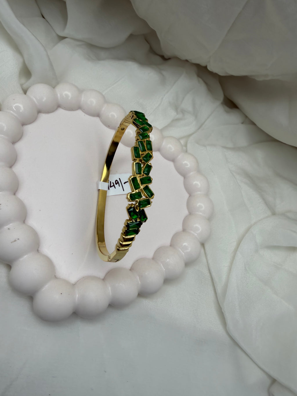 Emerald Cascade Bangle