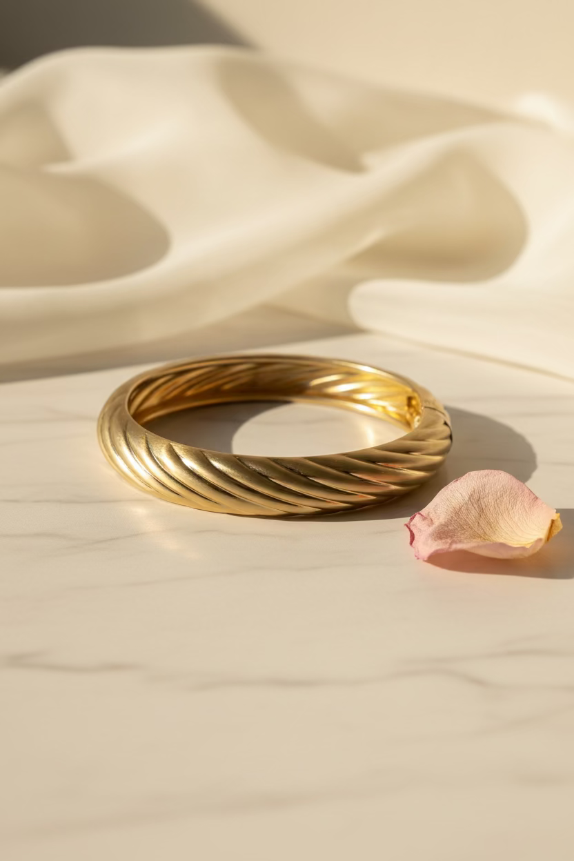 Golden Tress Bangle