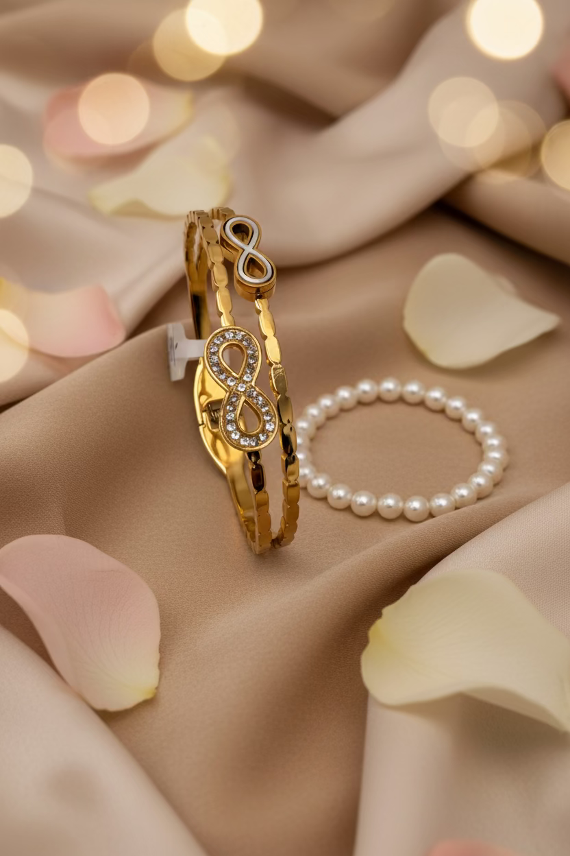 Twin Infinity Bracelet